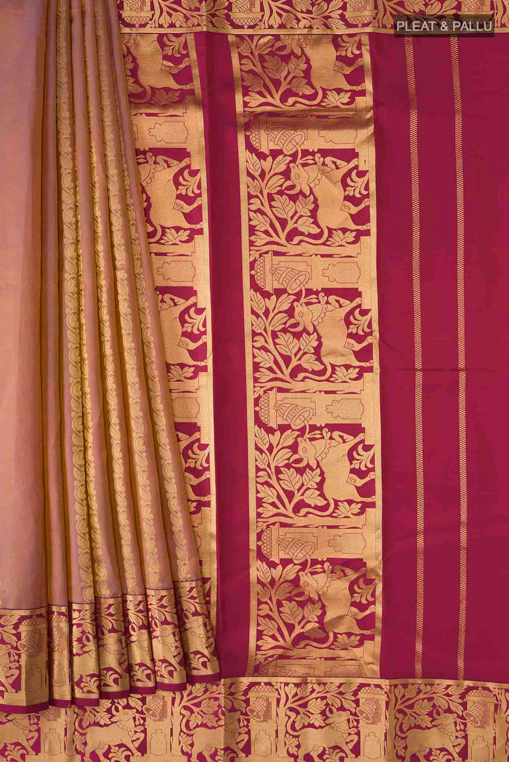 pleats pallu