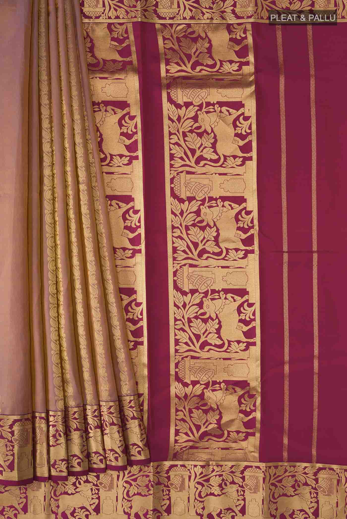 pleats pallu