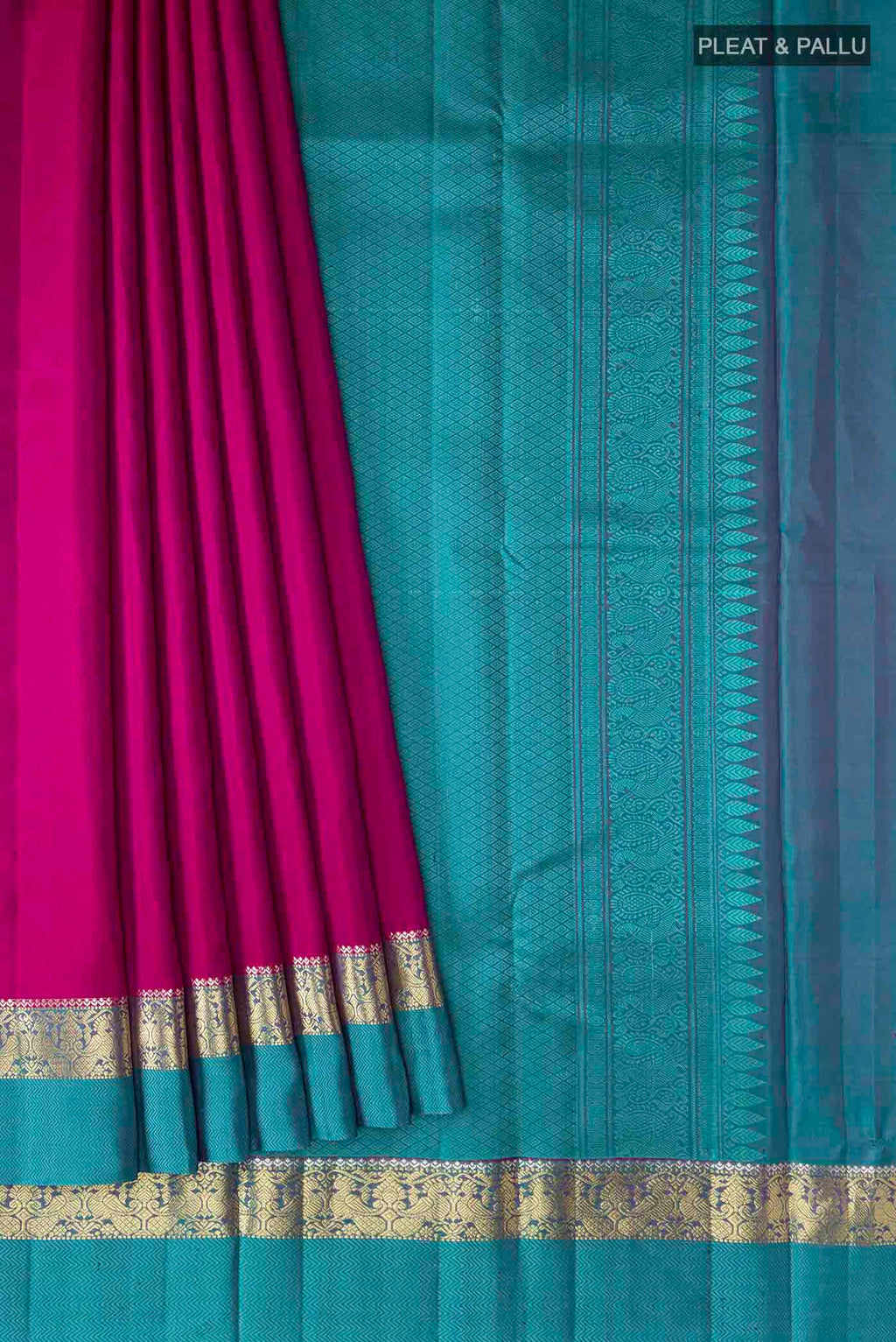 pleats pallu