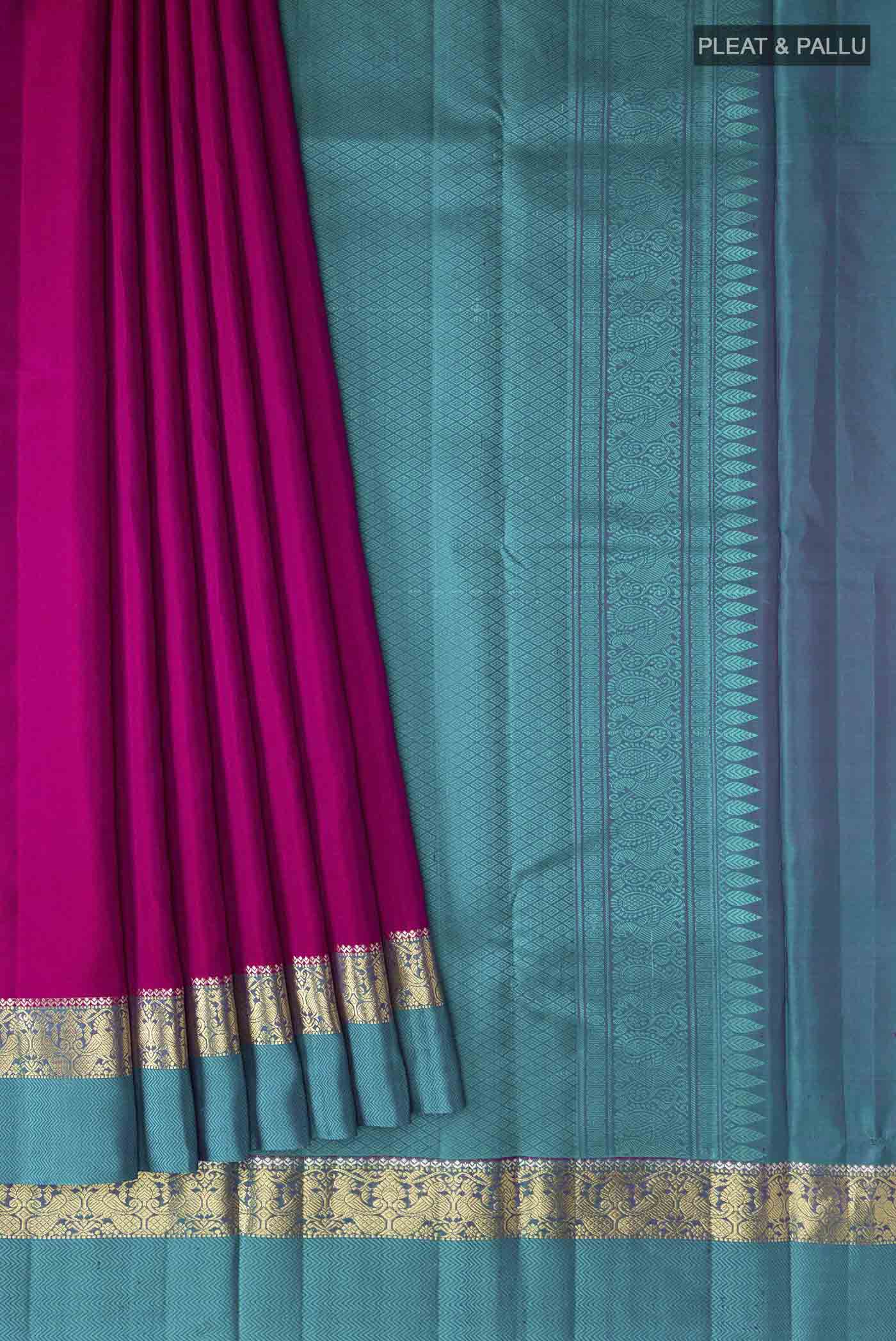 pleats pallu