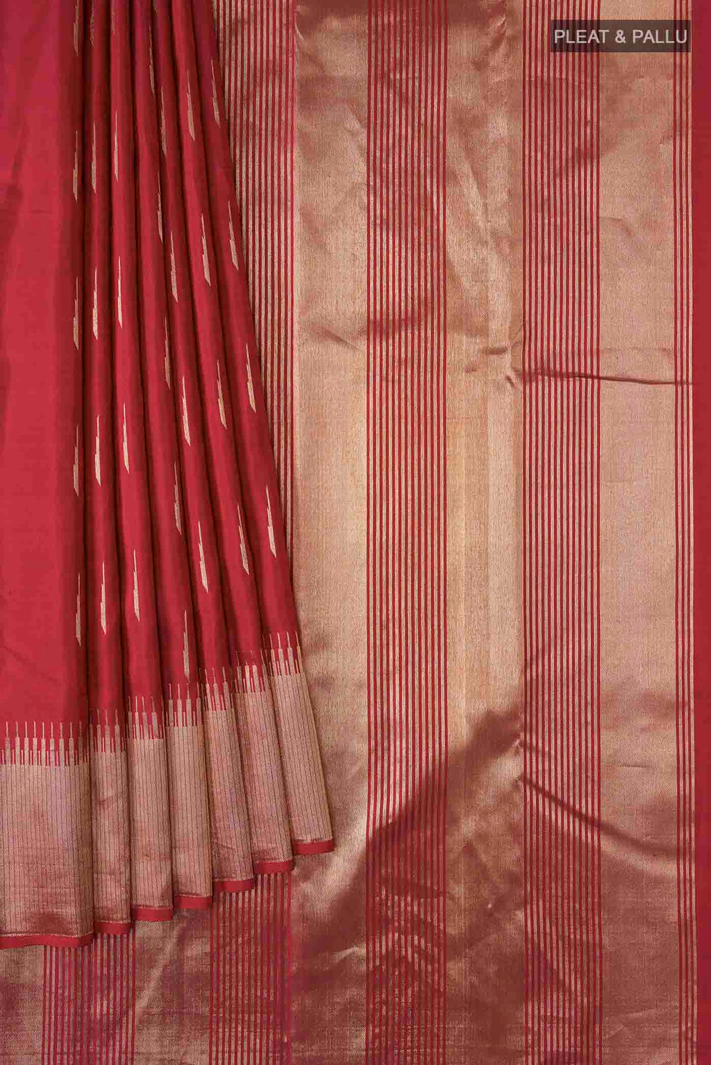 pleats pallu