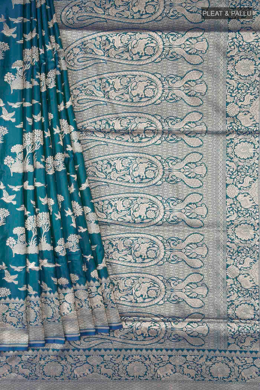 pleats pallu