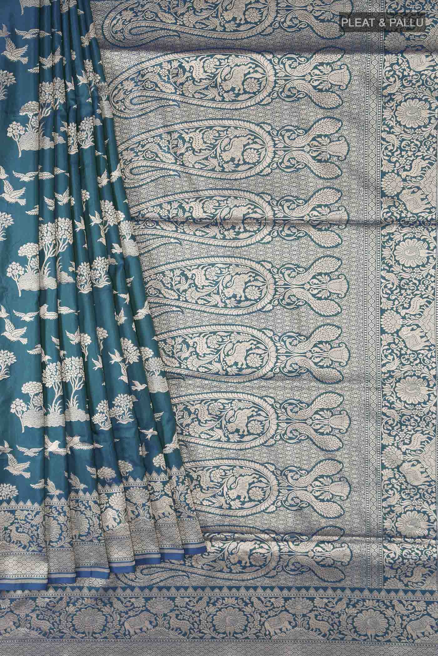 pleats pallu