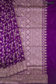 pleats pallu