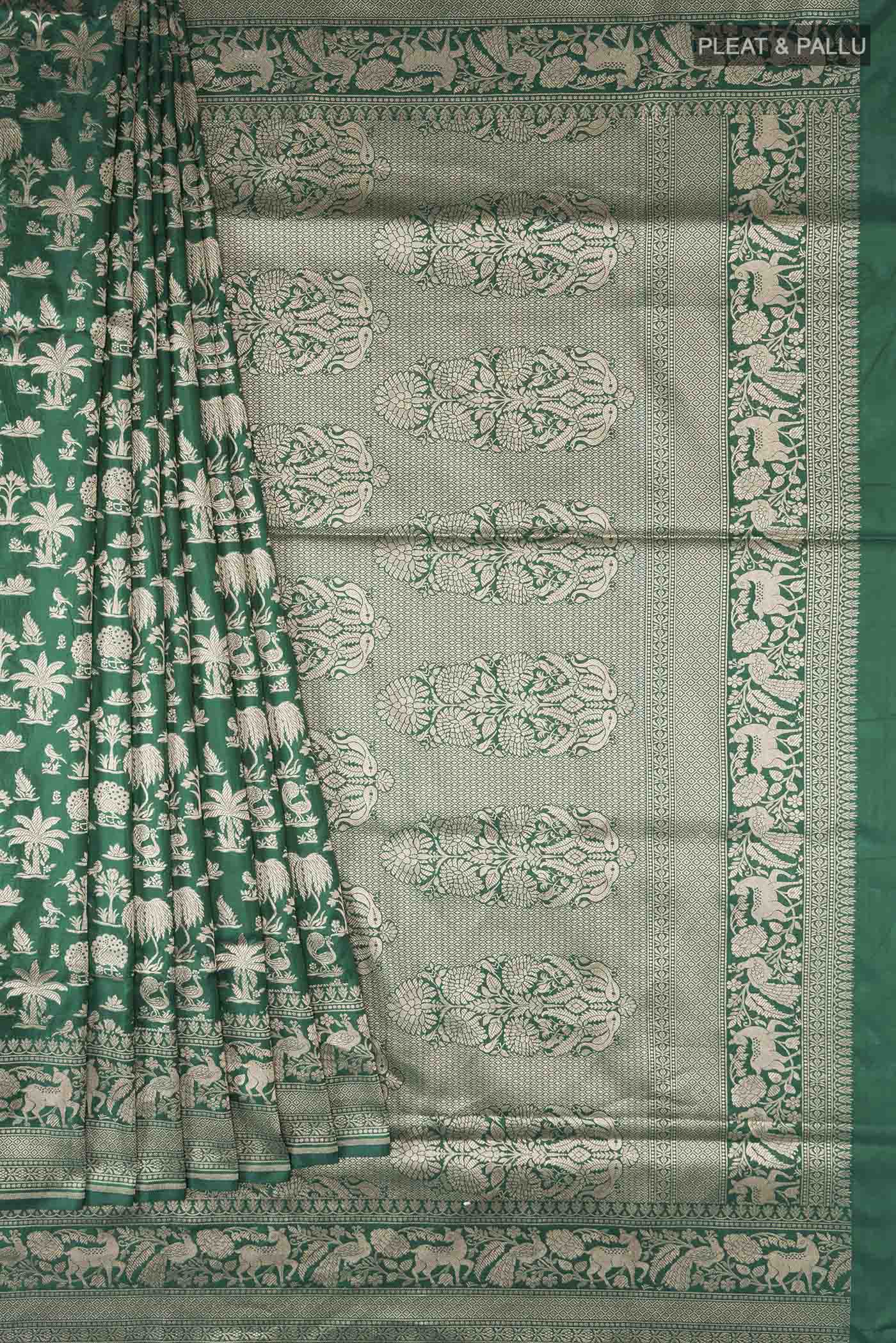pleats pallu