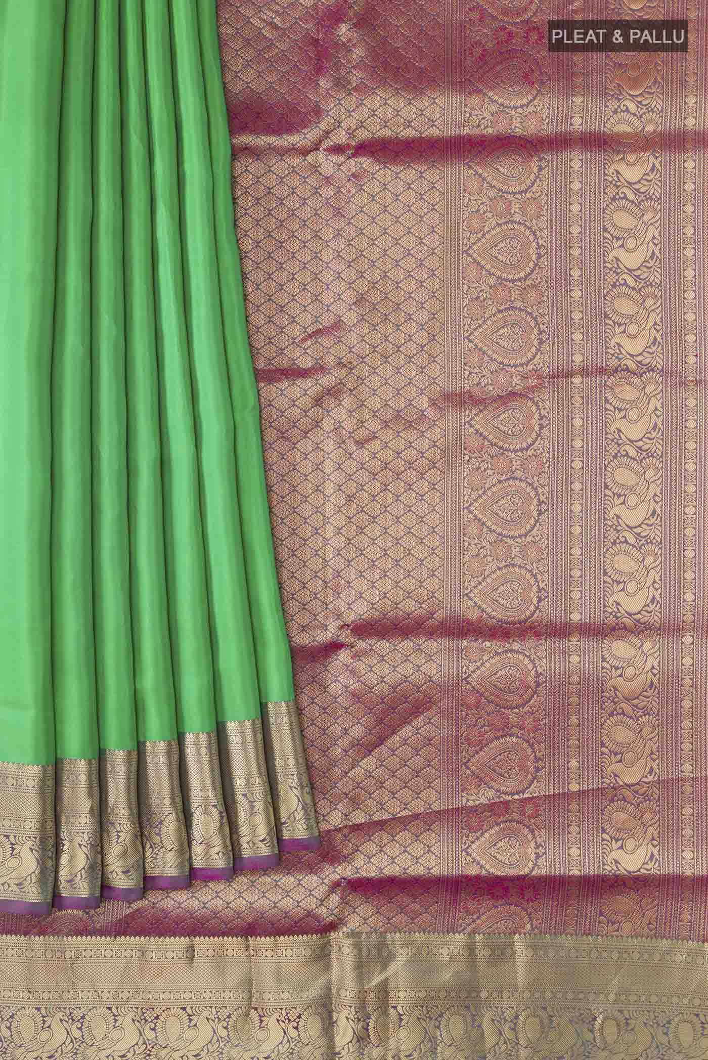 pleats pallu