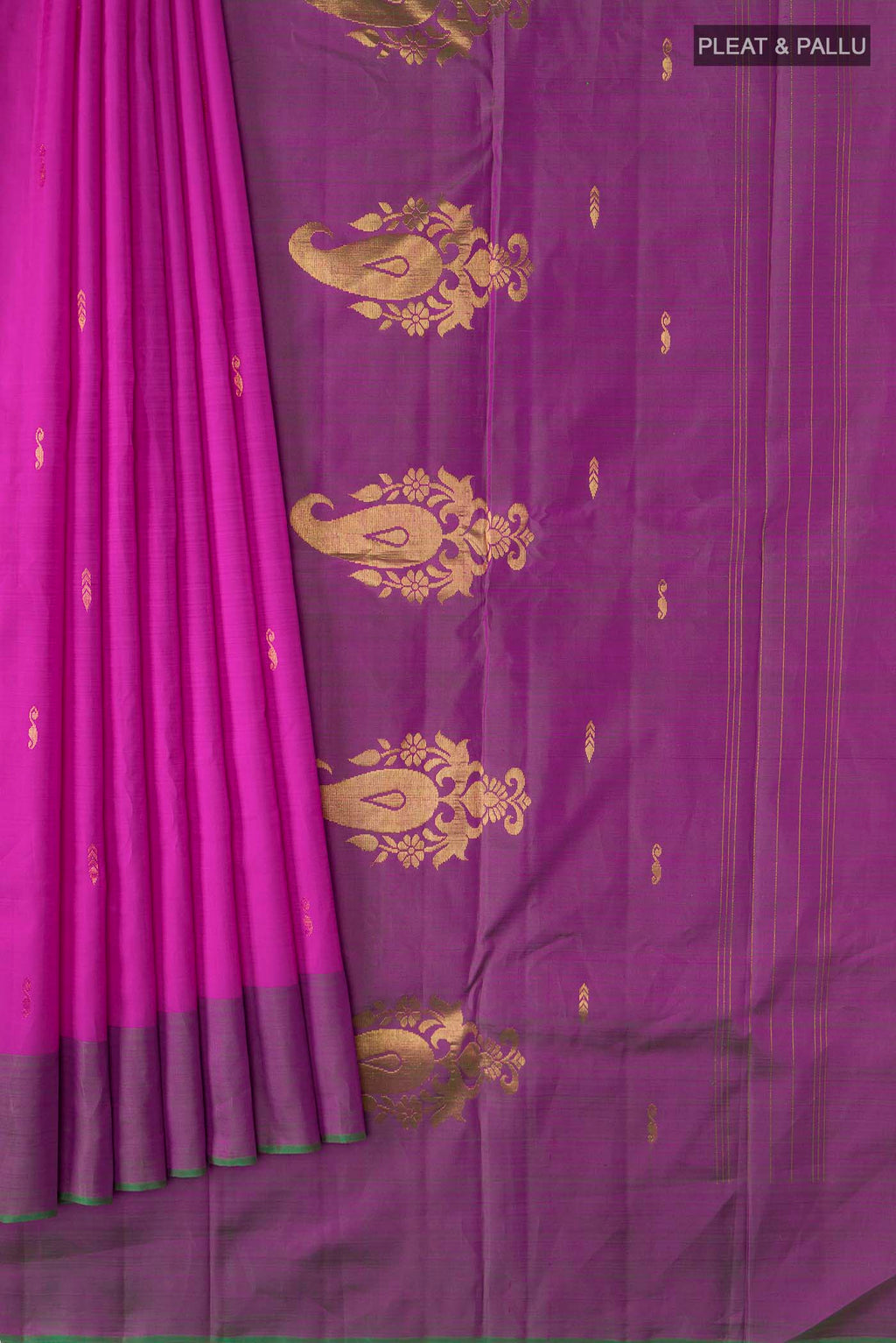 pleats pallu