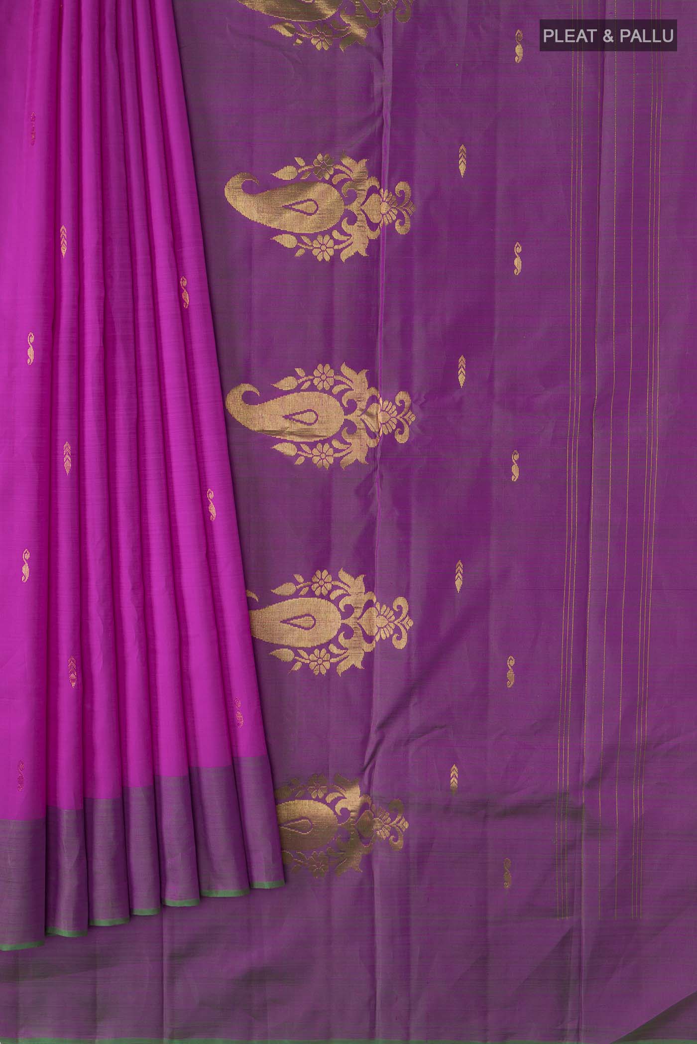 pleats pallu