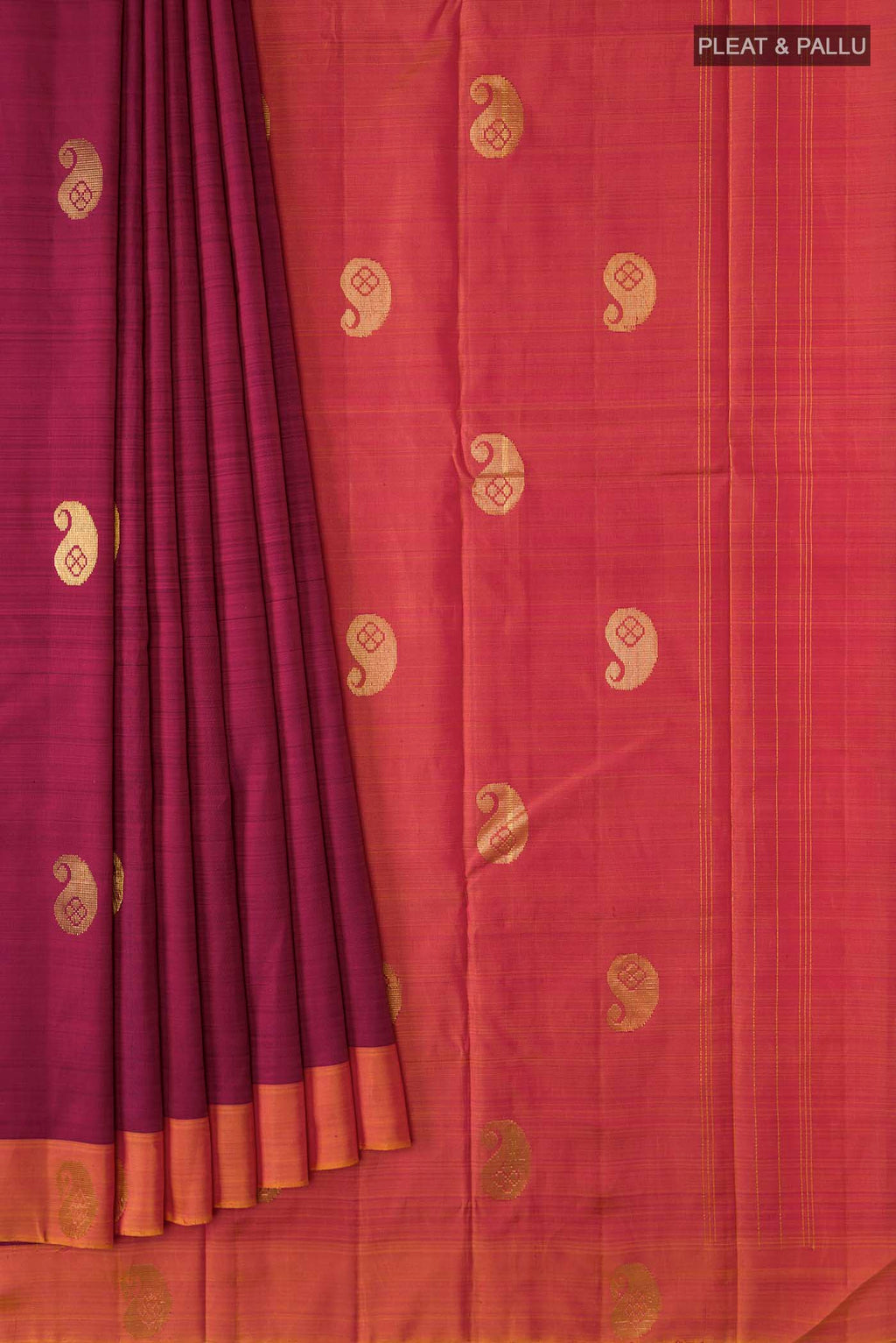 pleats pallu