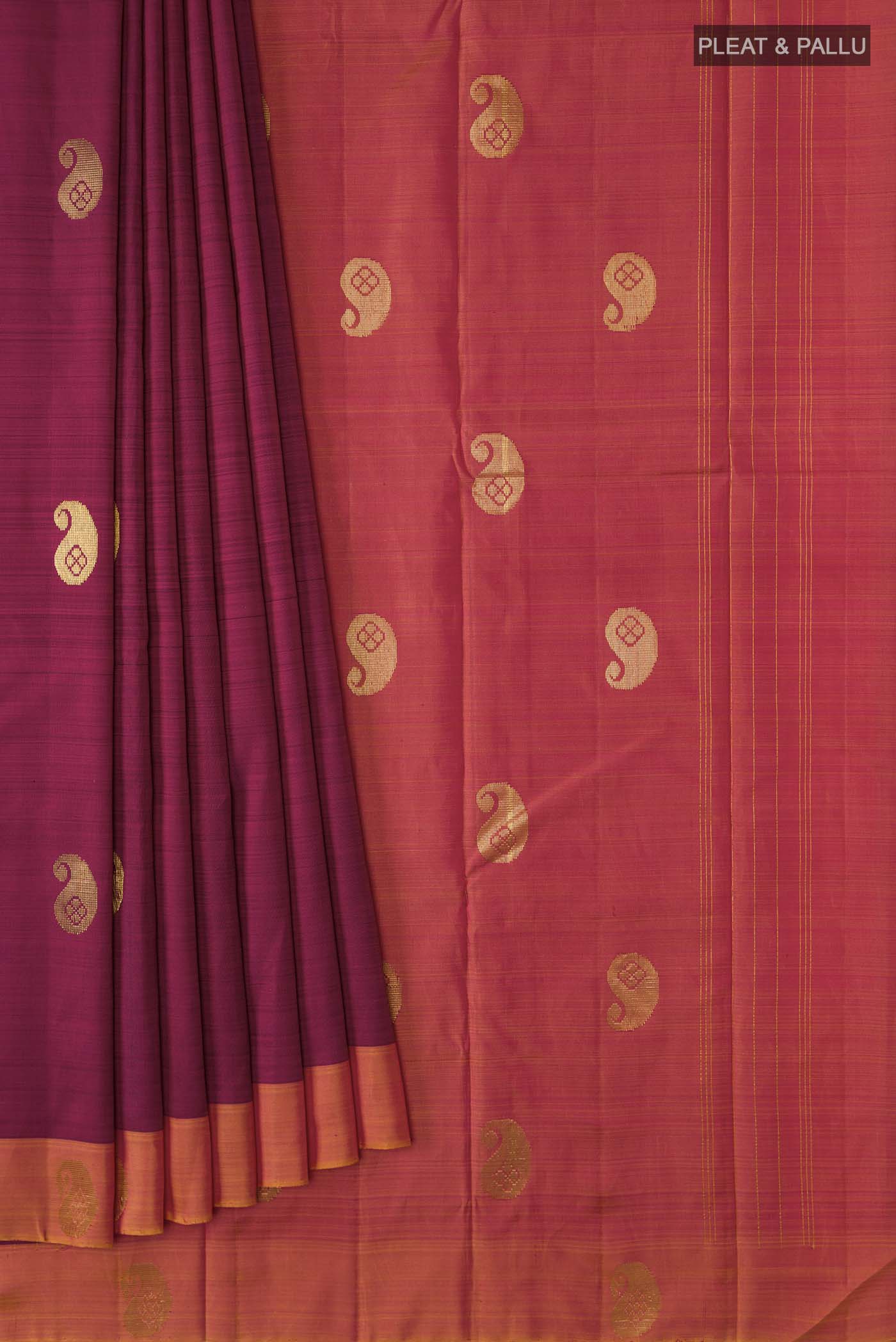 pleats pallu