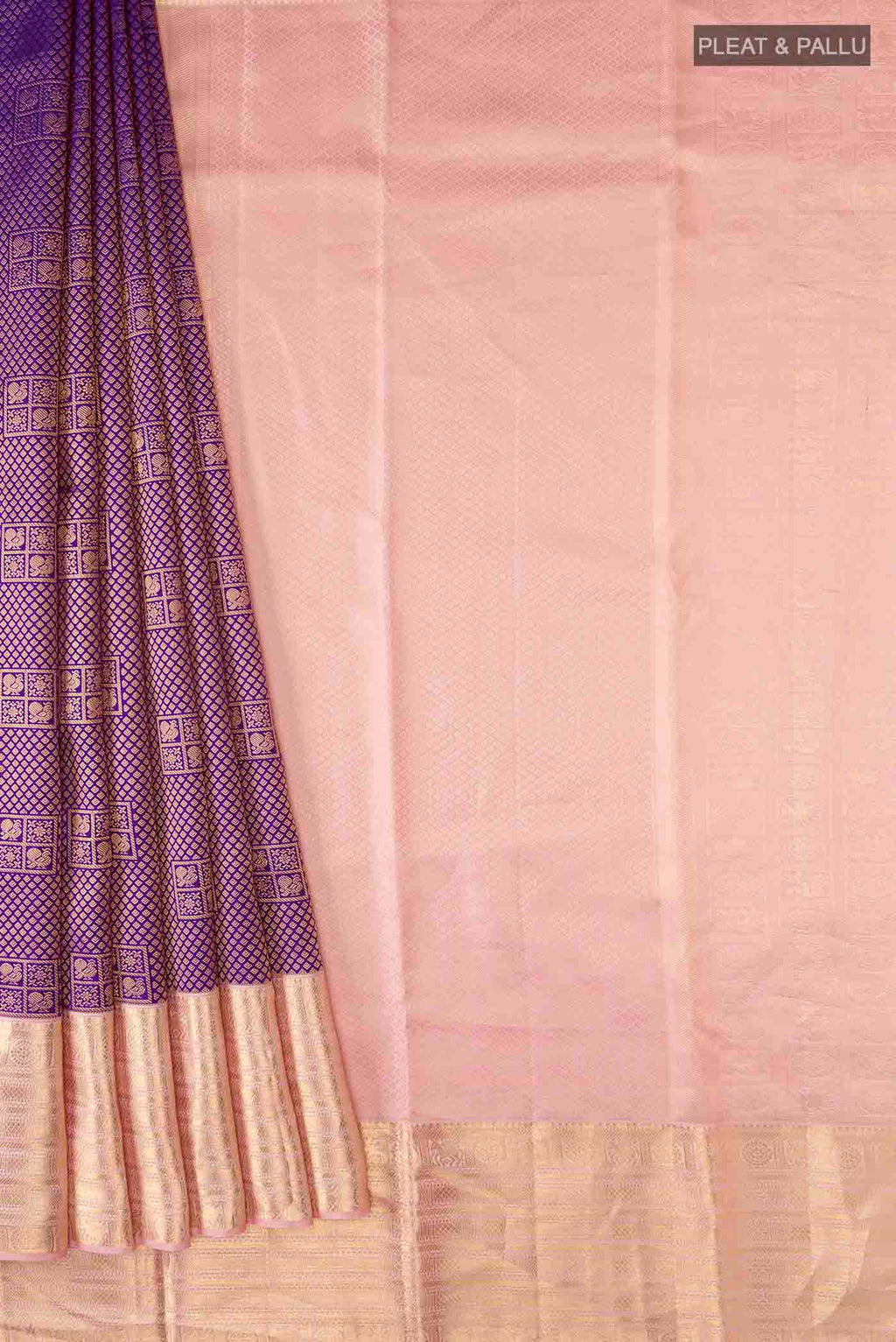pleats pallu