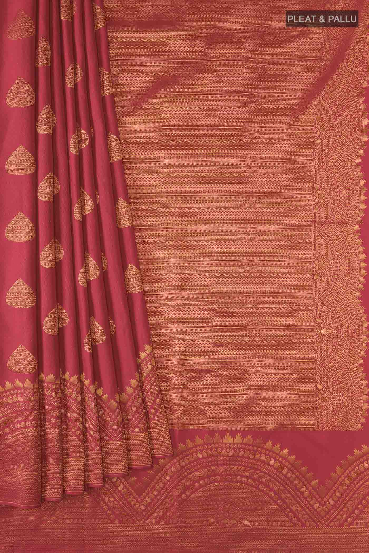 pleats pallu