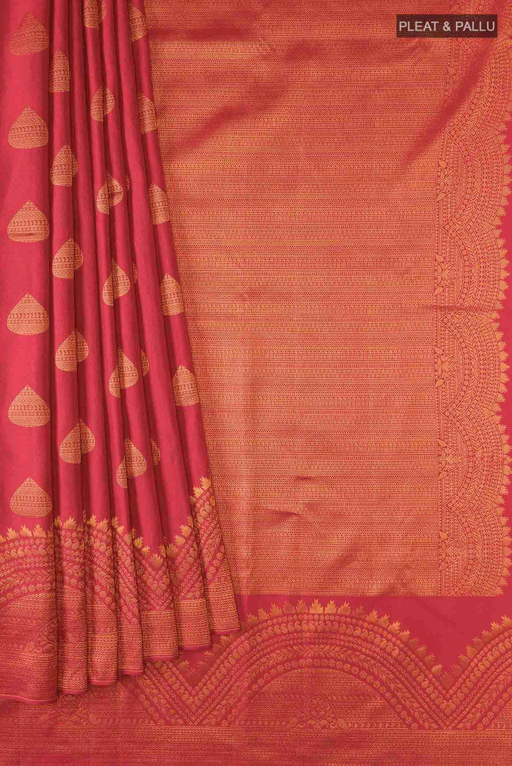 pleats pallu