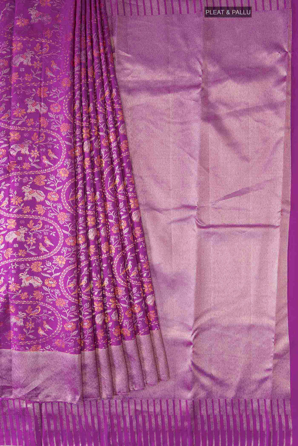 pleats pallu