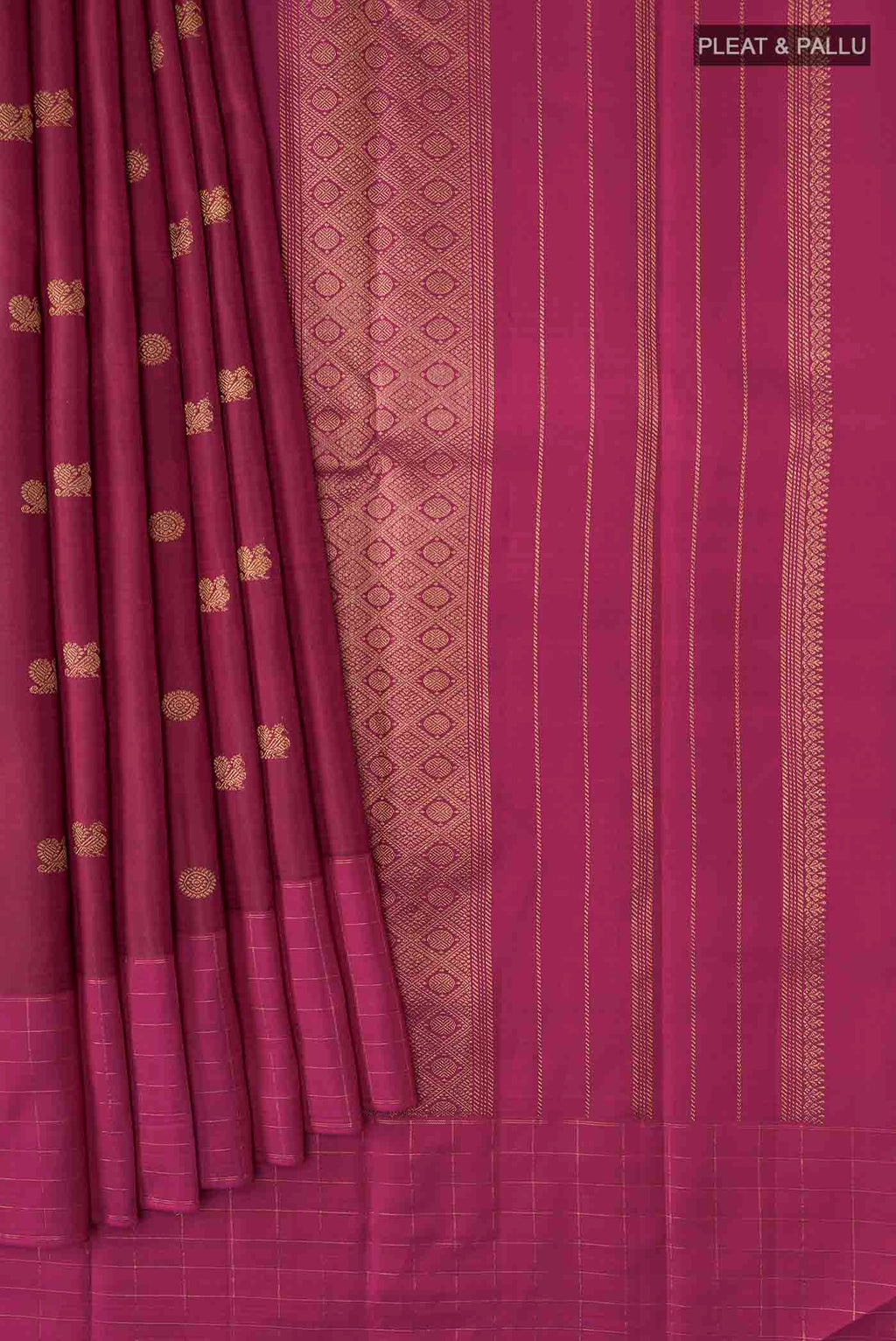 pleats pallu