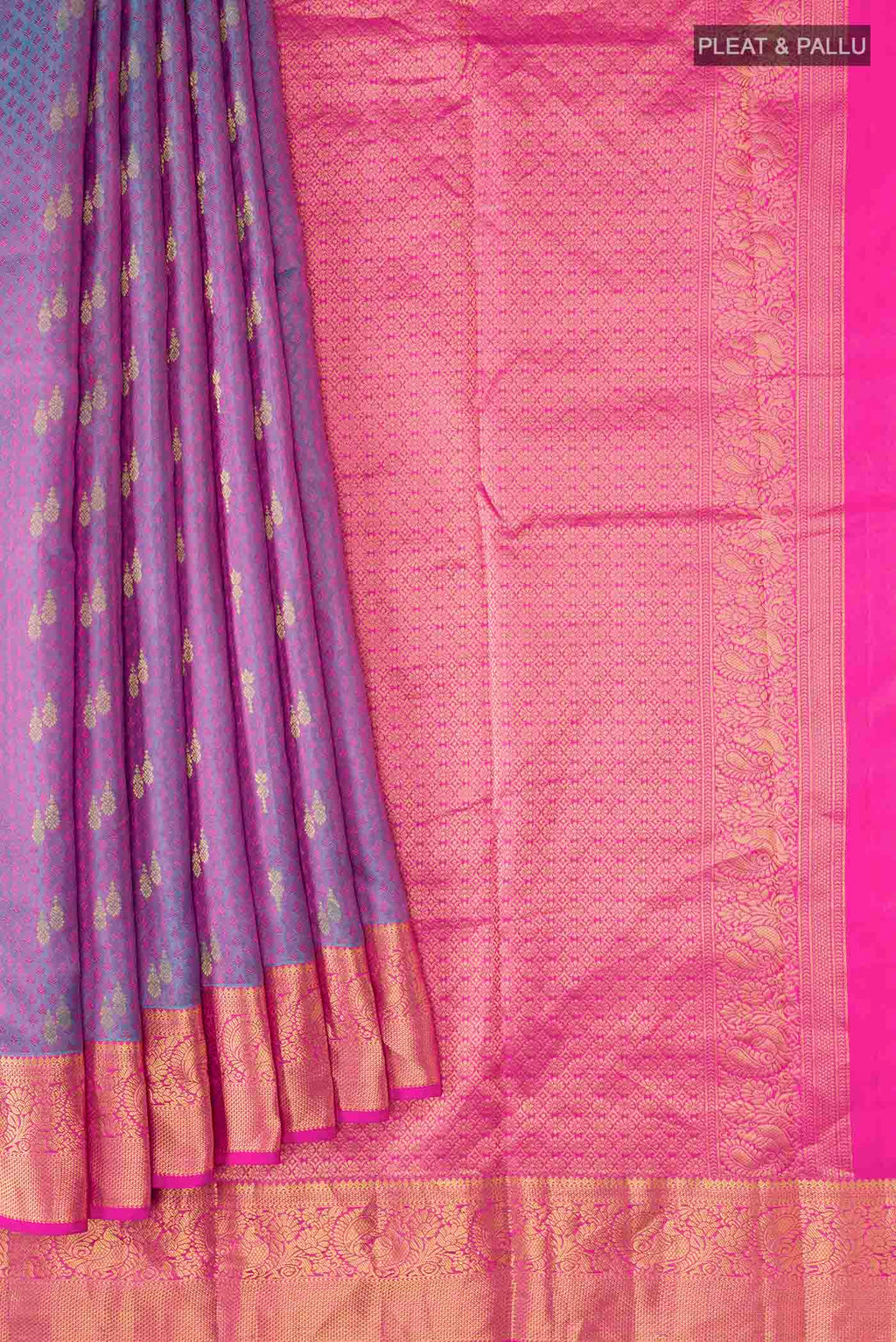 pleats pallu