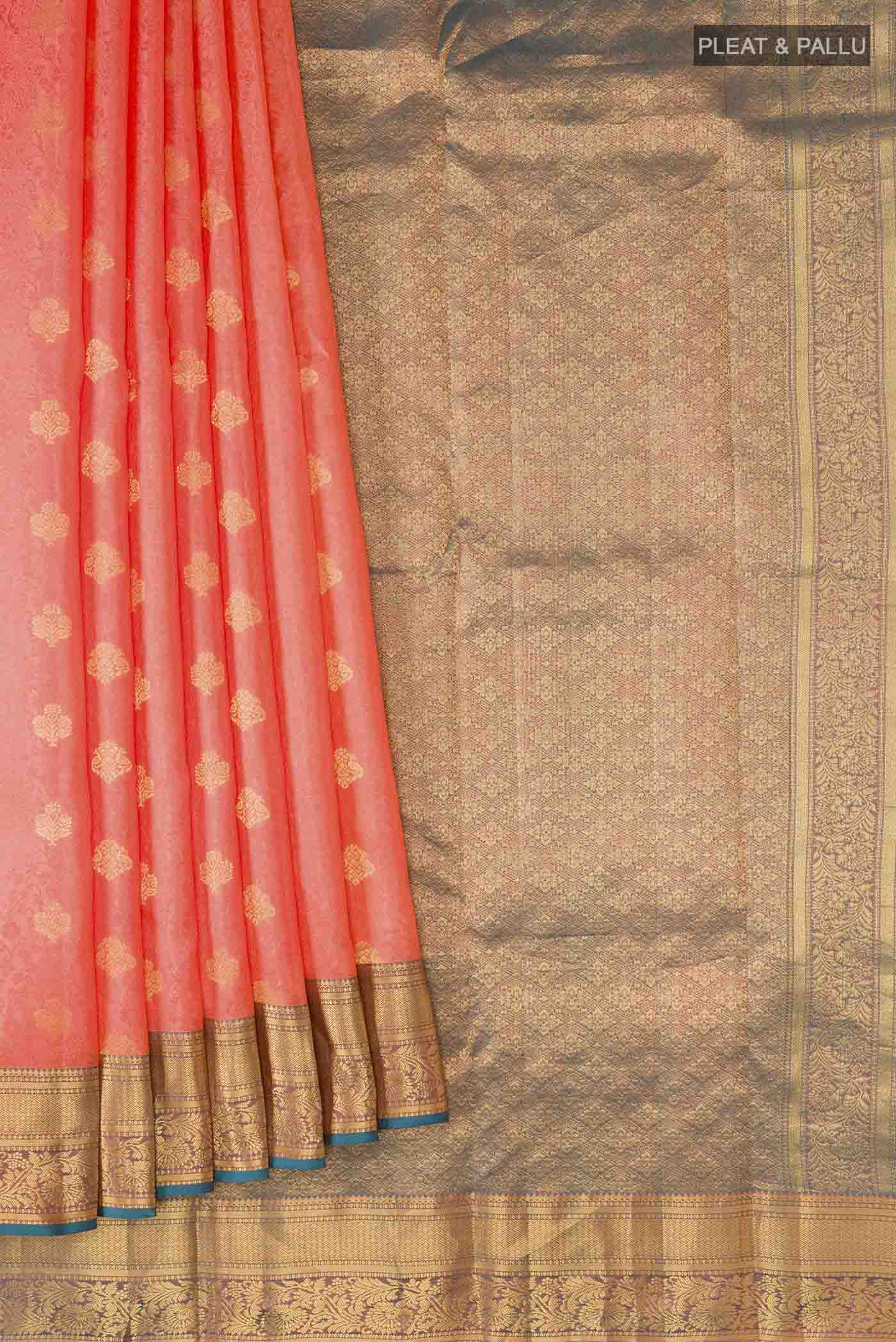 pleats pallu