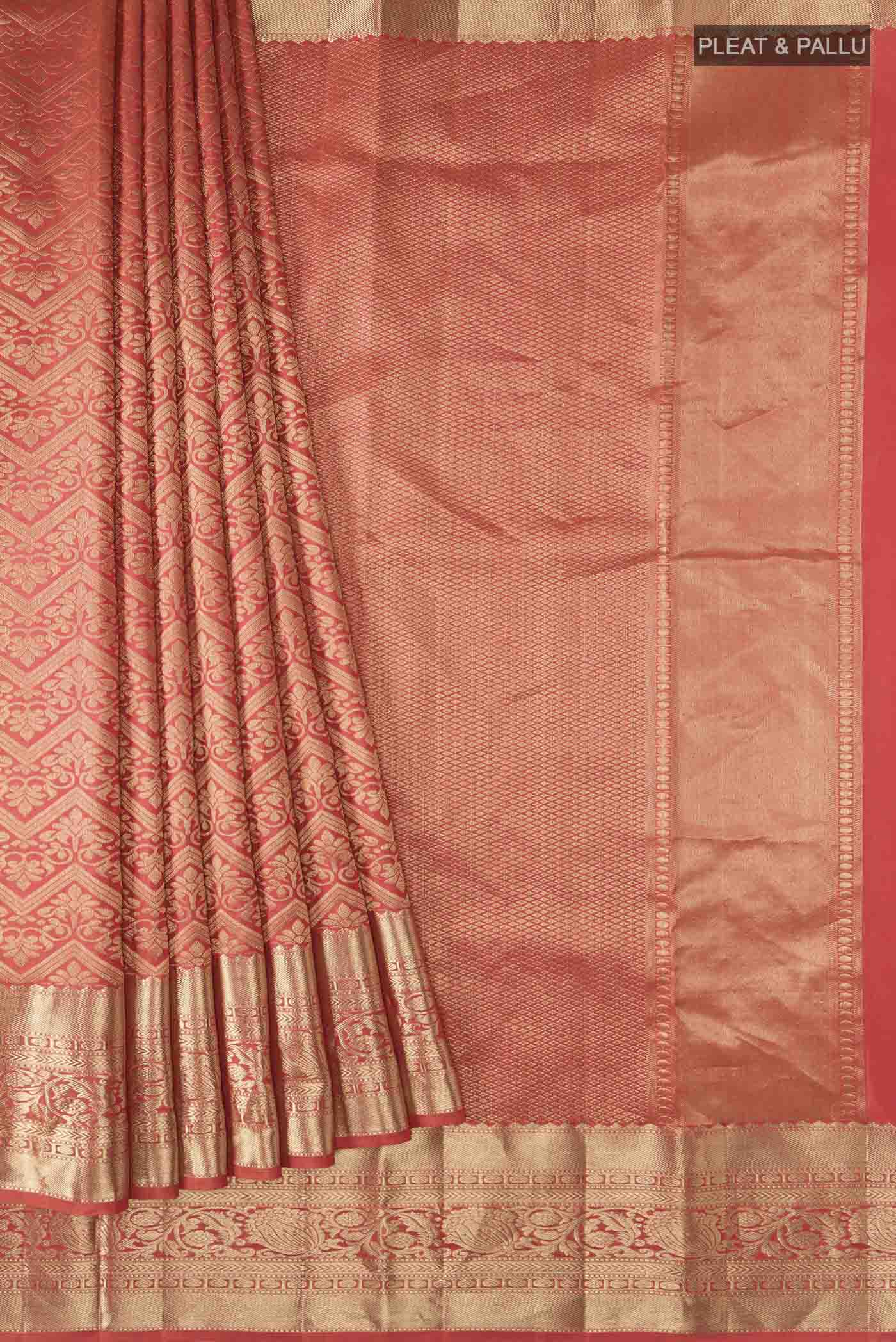 pleats pallu