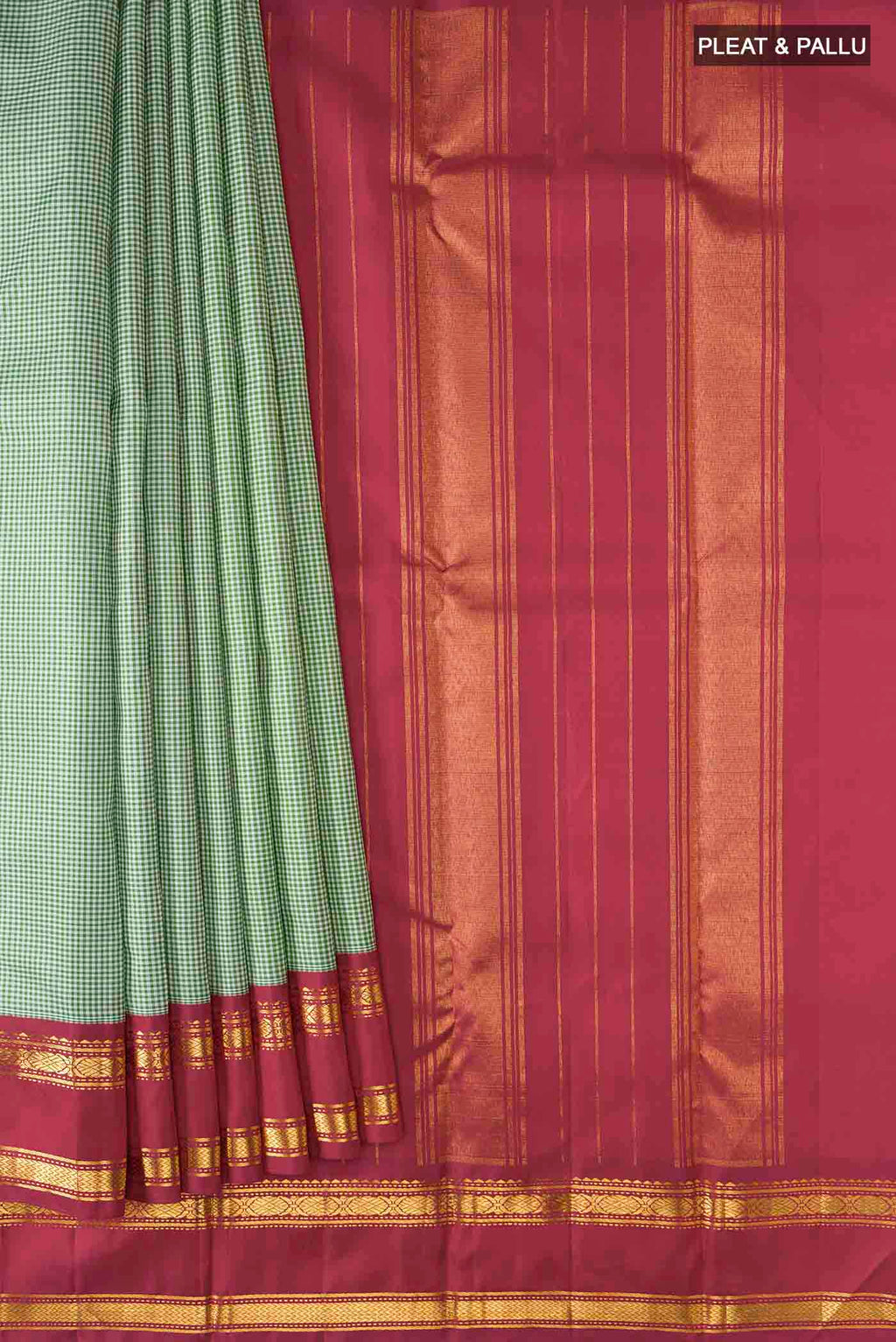 pleats pallu