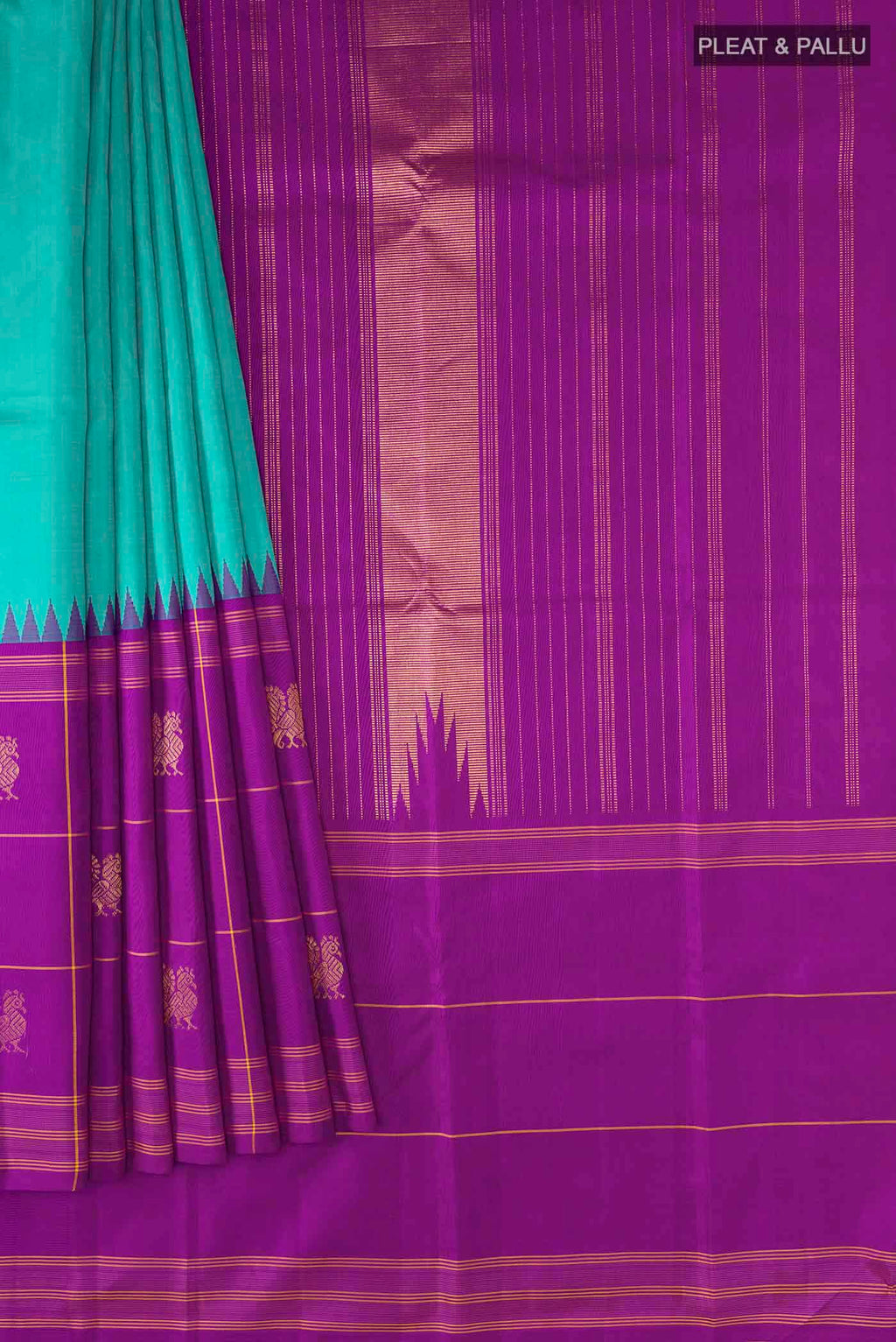 pleats pallu