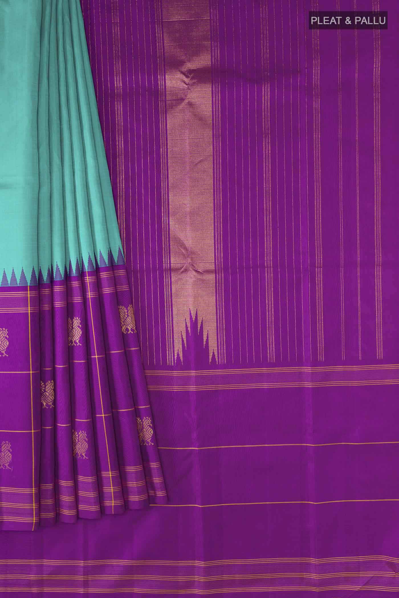 pleats pallu