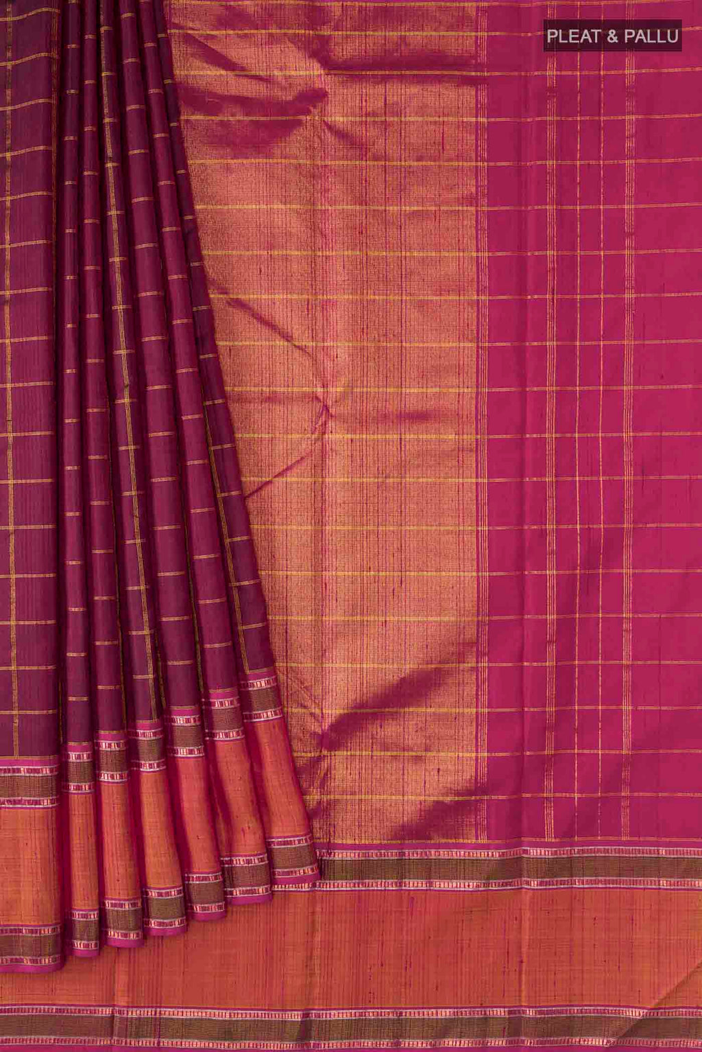 pleats pallu