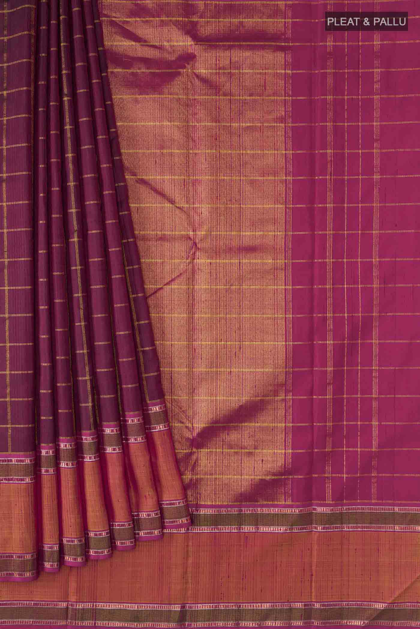 pleats pallu