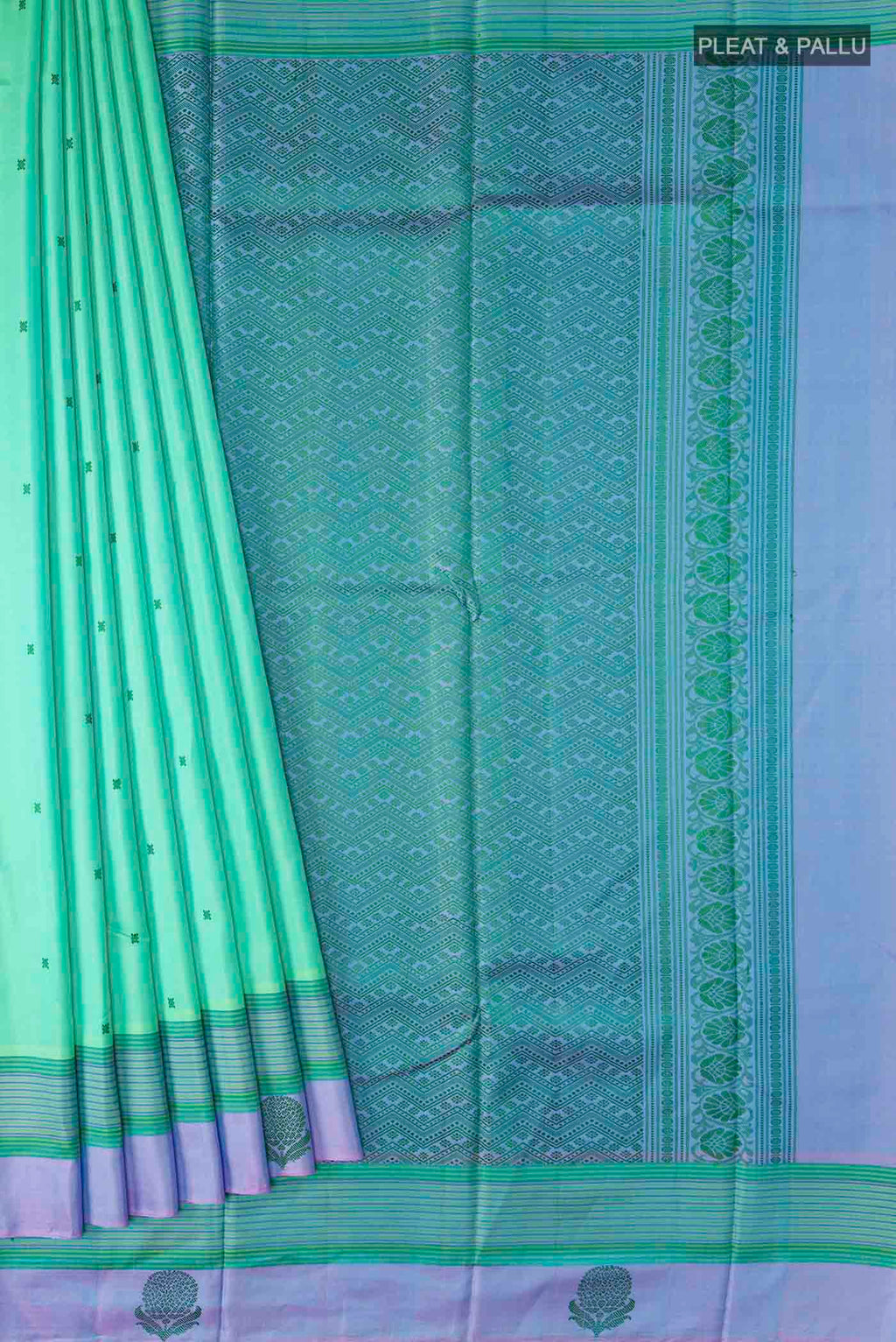 pleats pallu