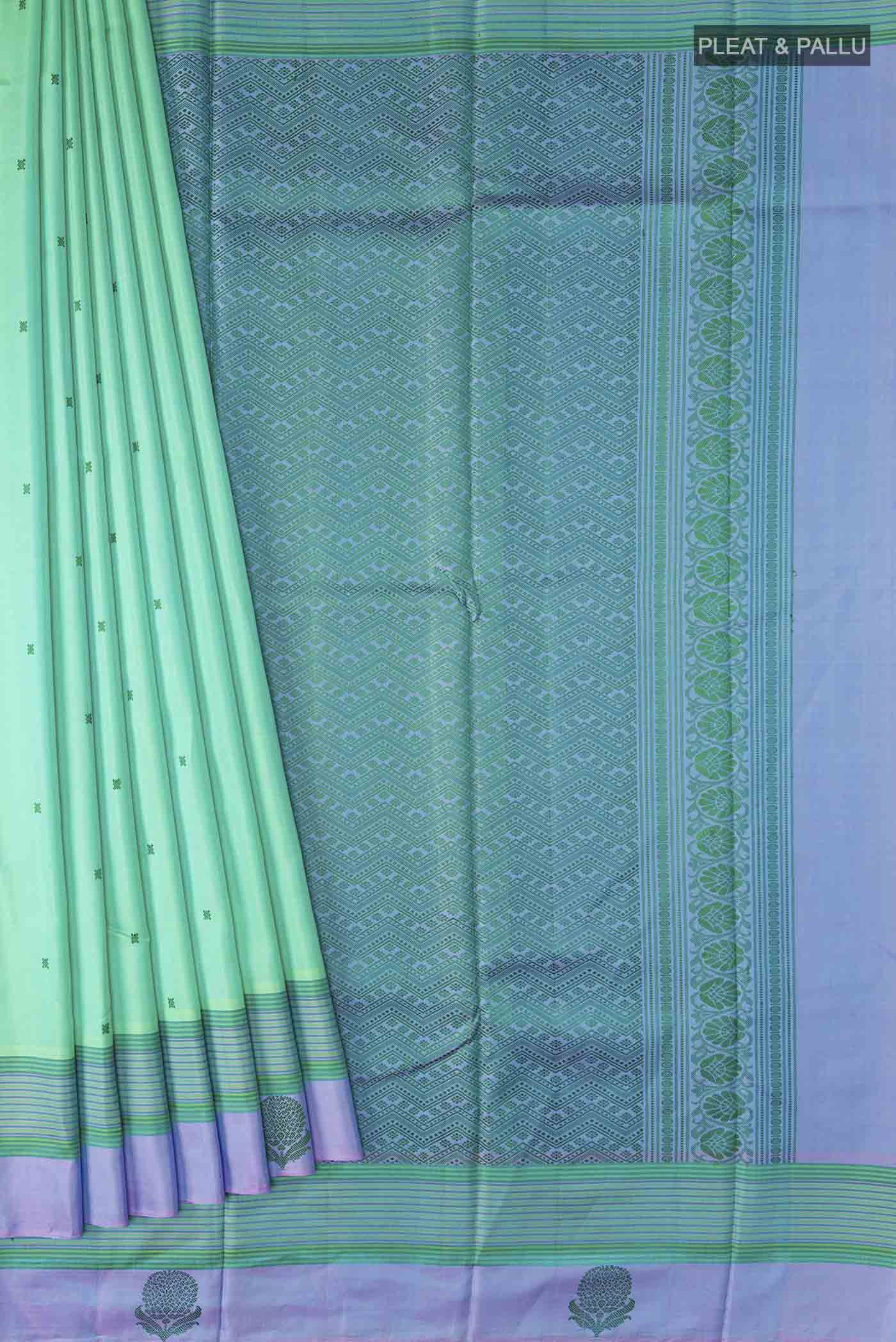 pleats pallu