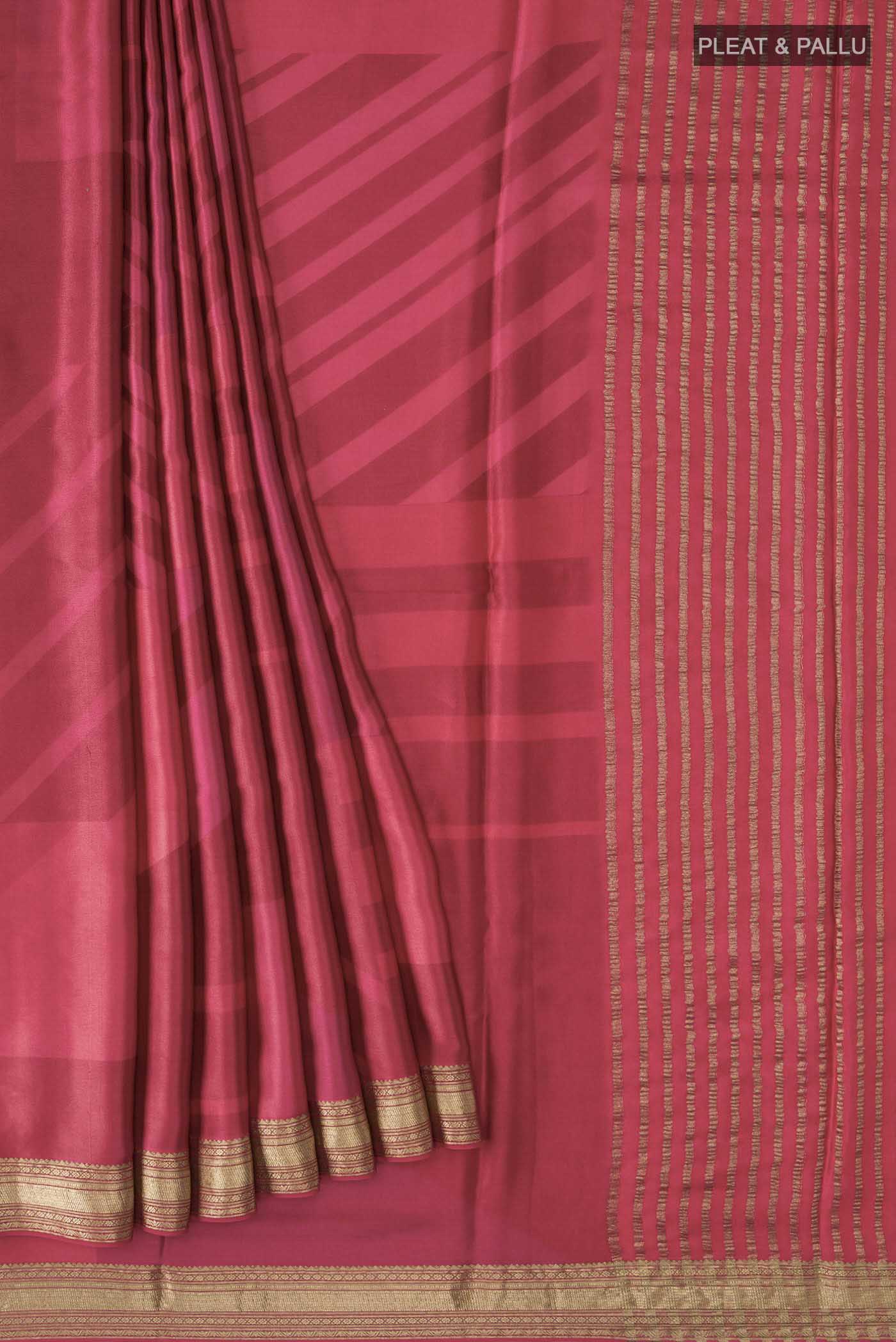 pleats pallu
