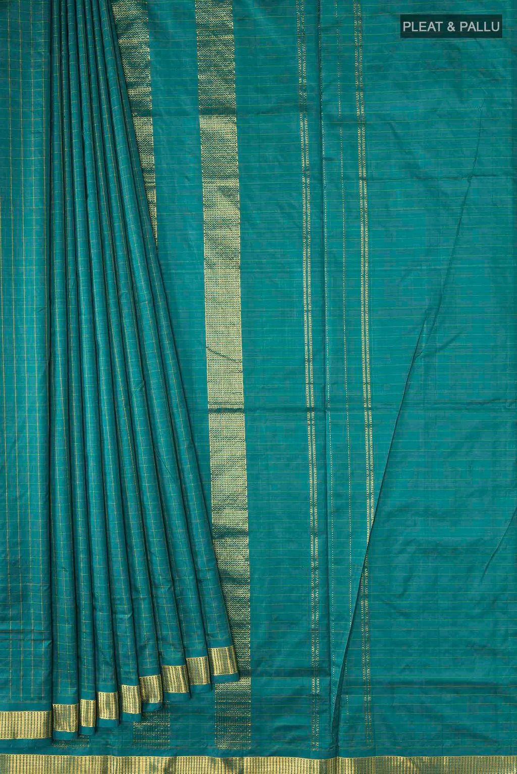 pleats pallu