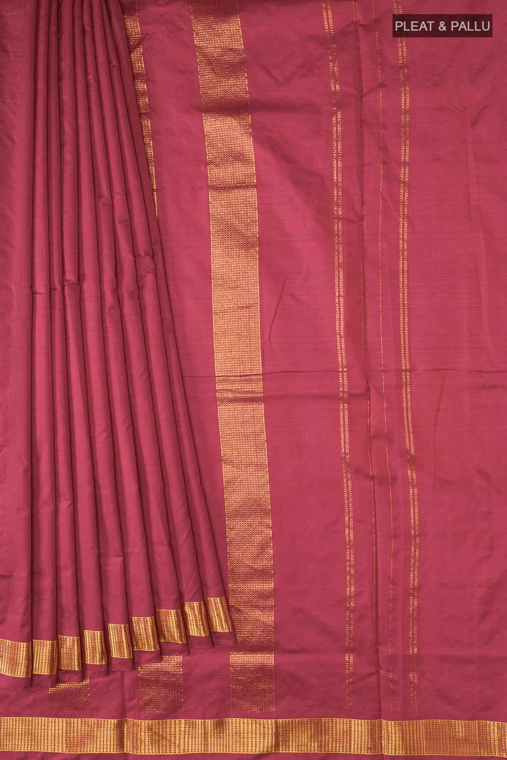 pleats pallu