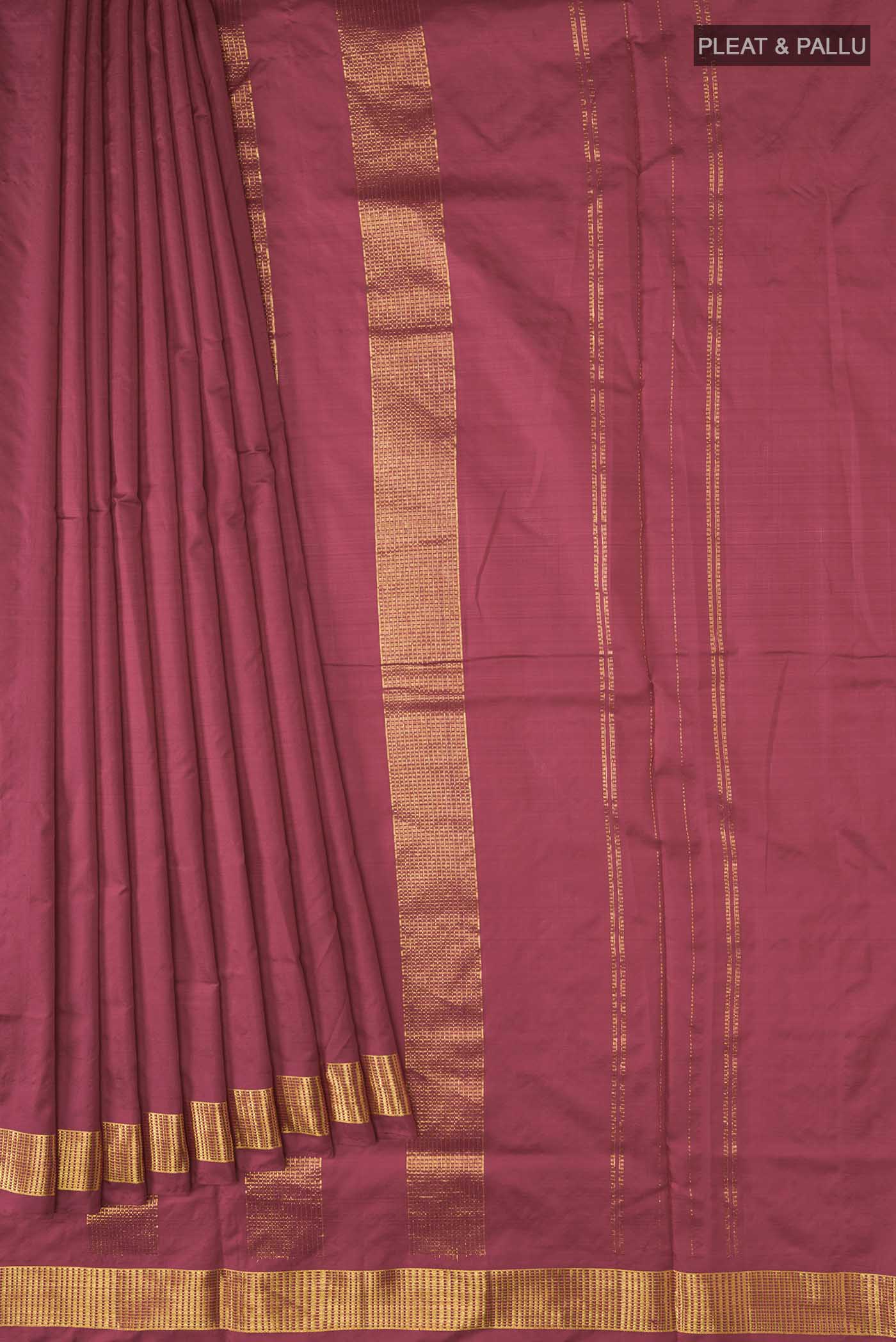 pleats pallu