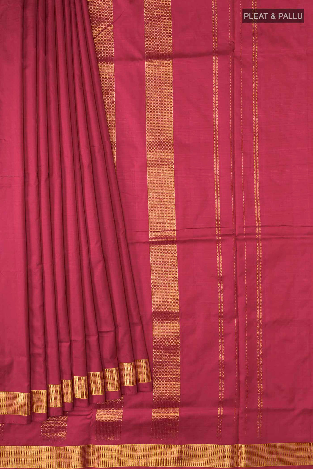 pleats pallu