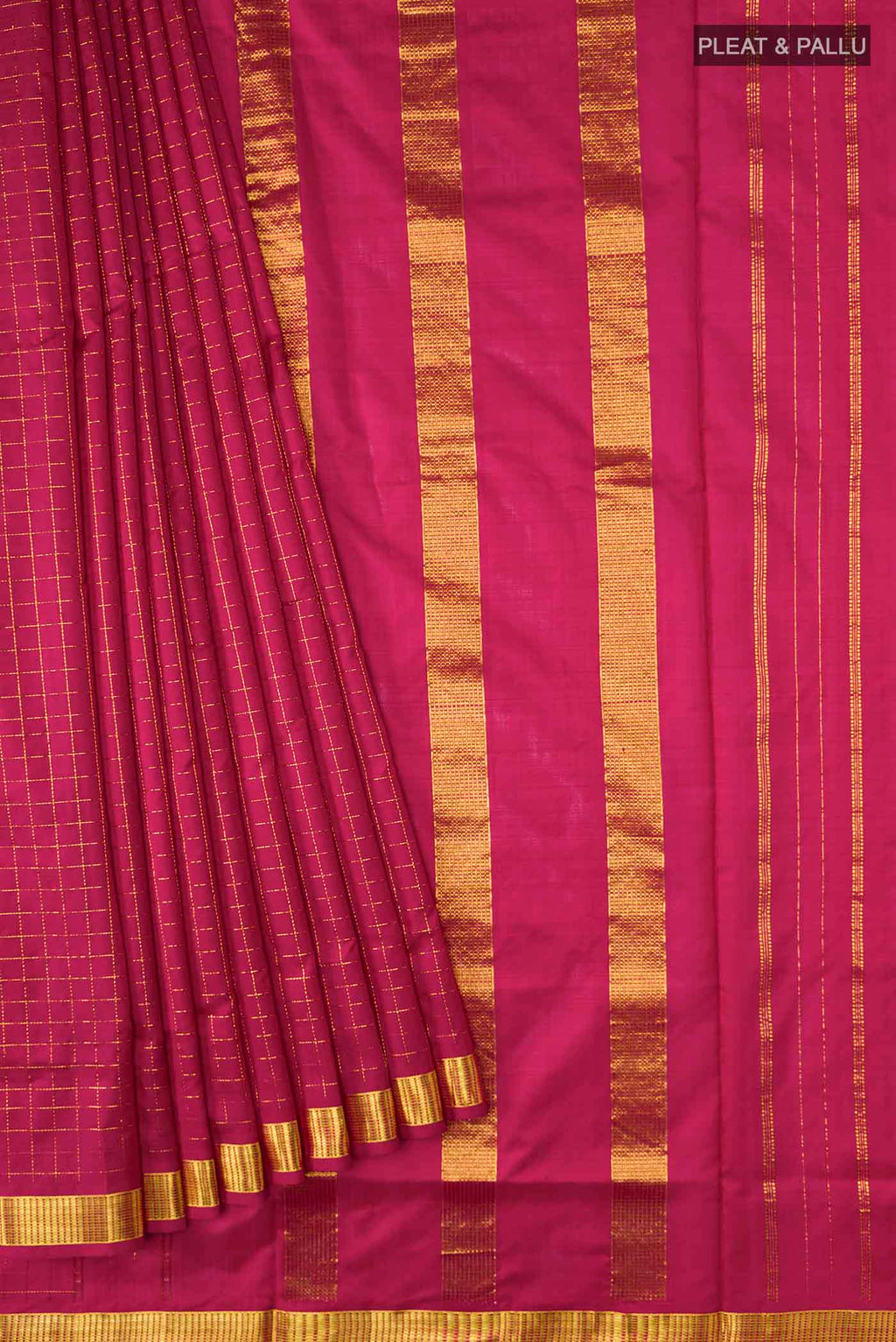pleats pallu