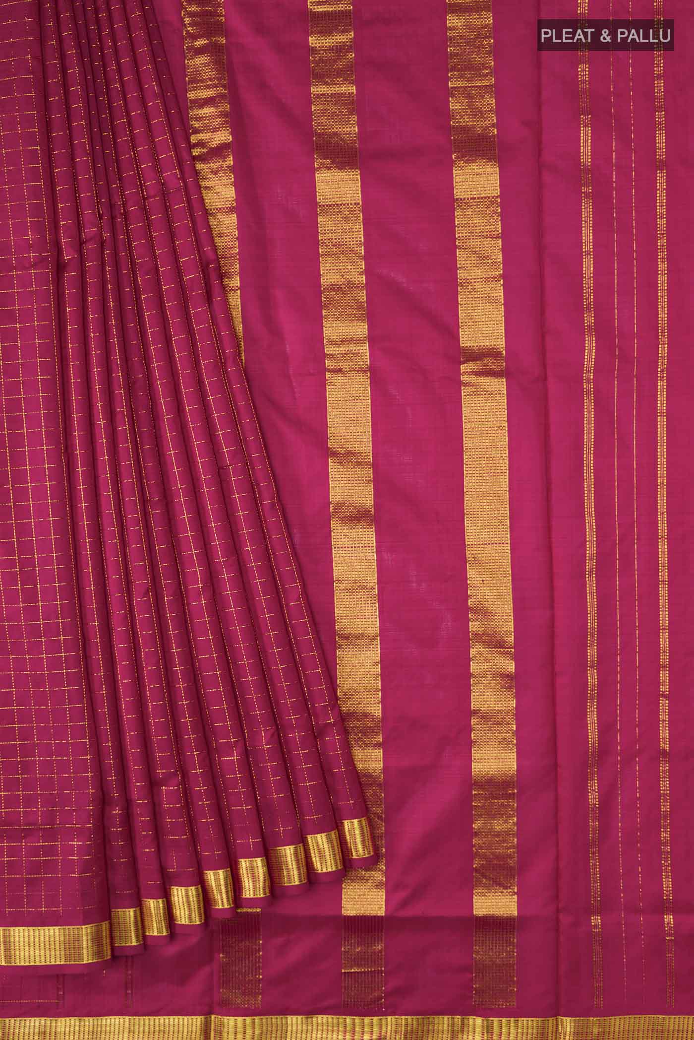 pleats pallu