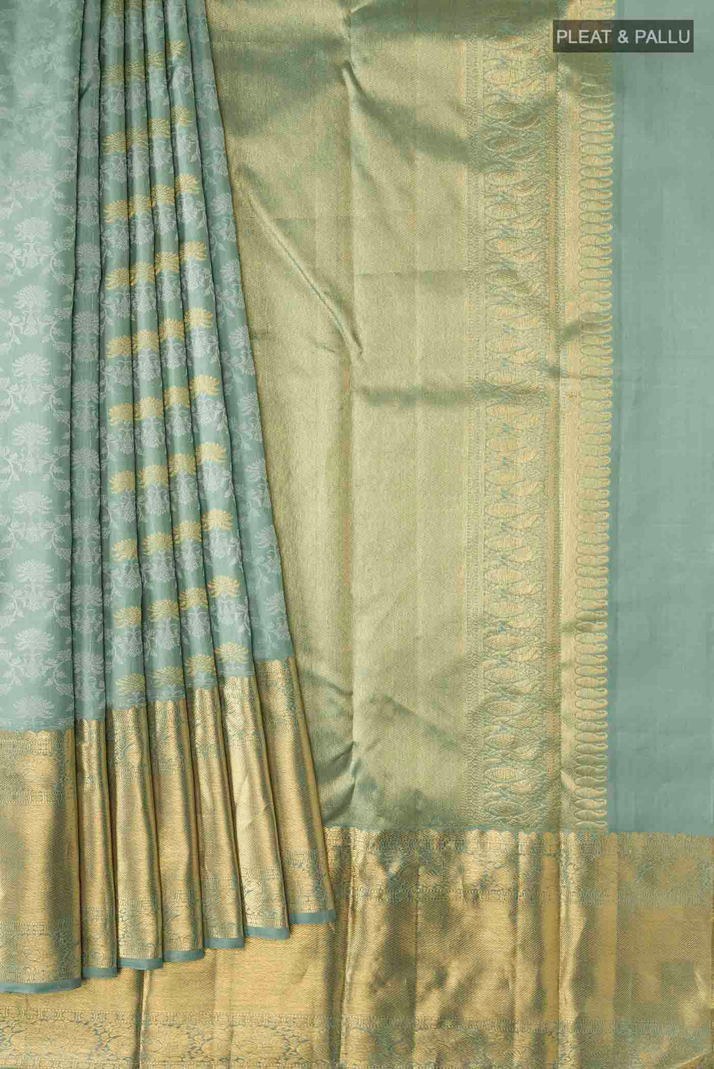 pleats pallu