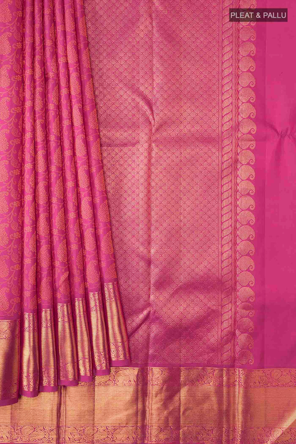 pleats pallu