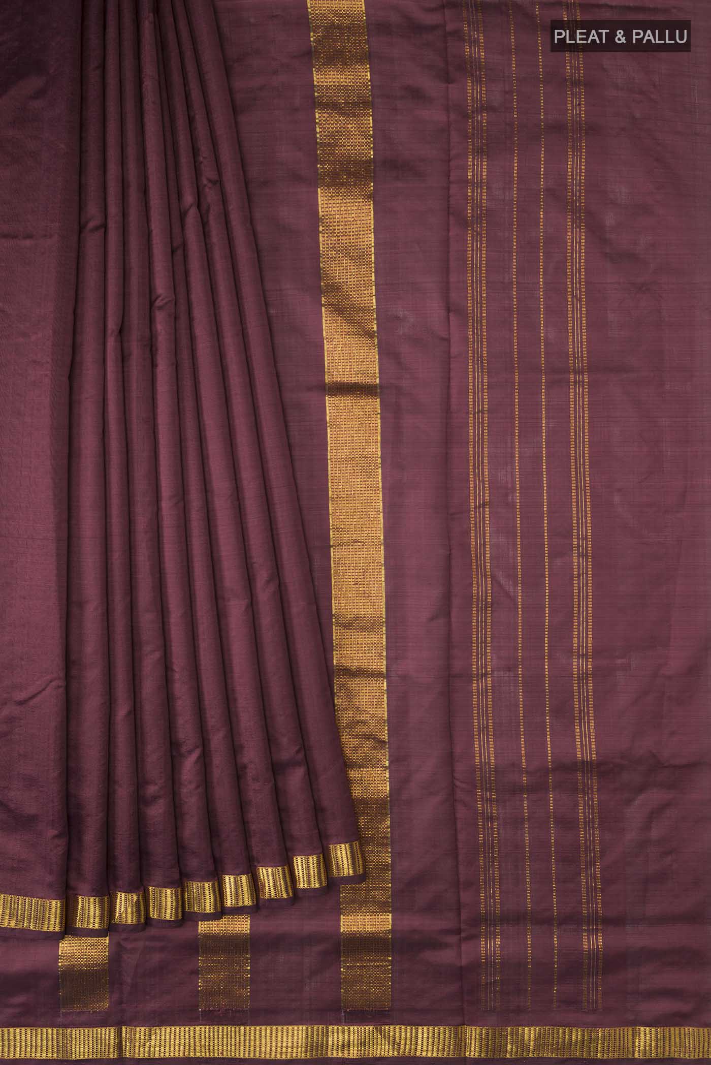 pleats pallu