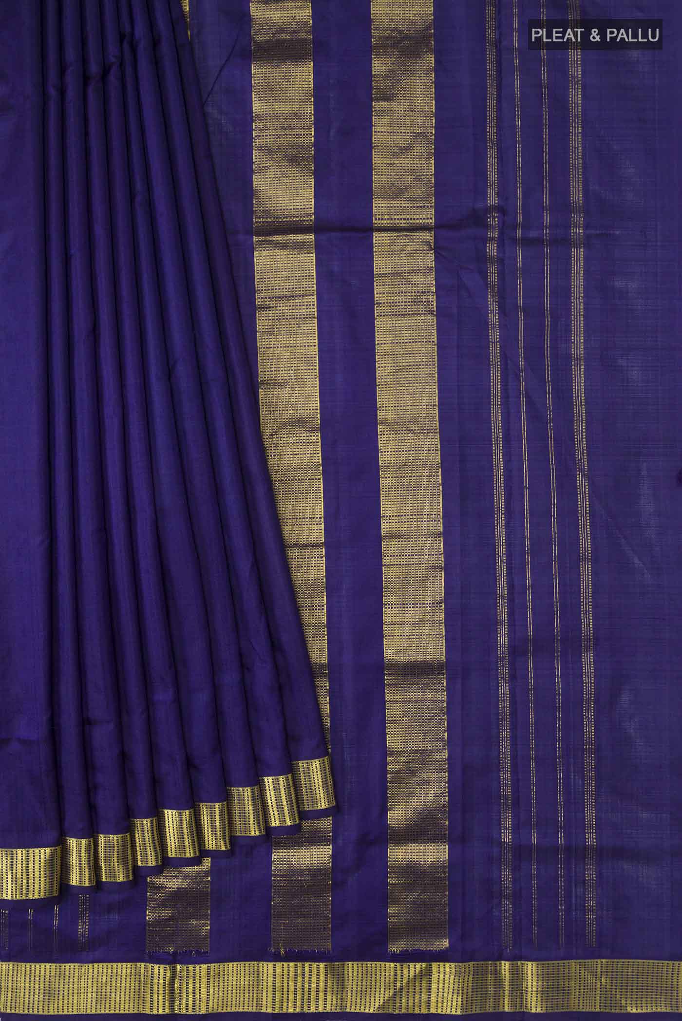 pleats pallu