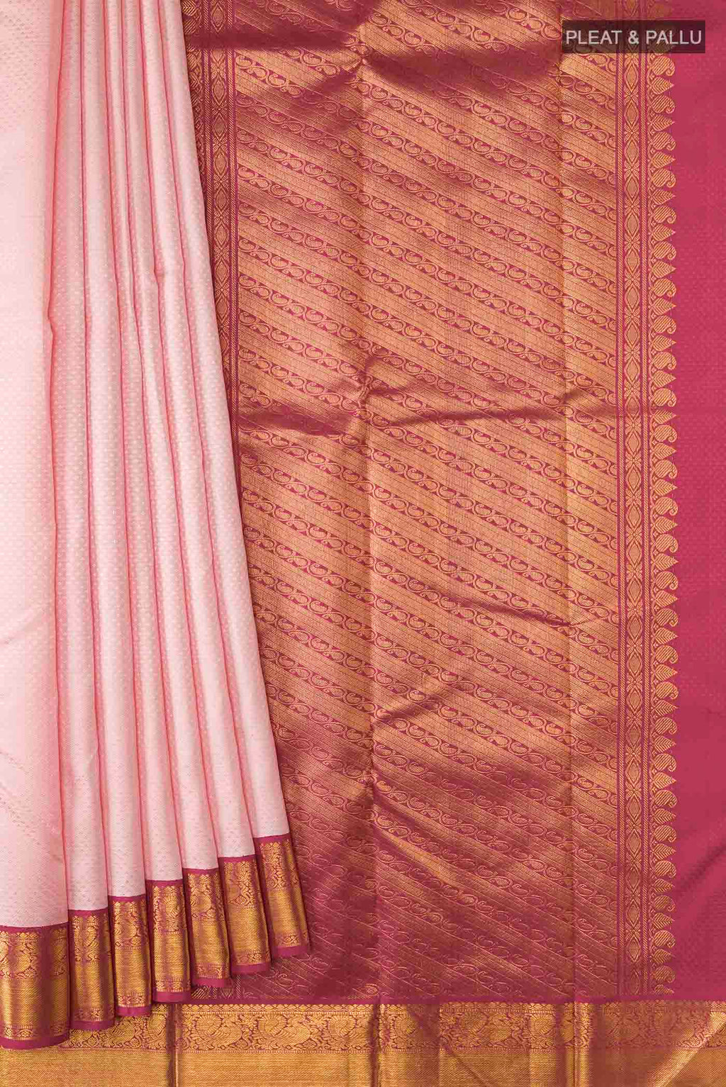pleats pallu