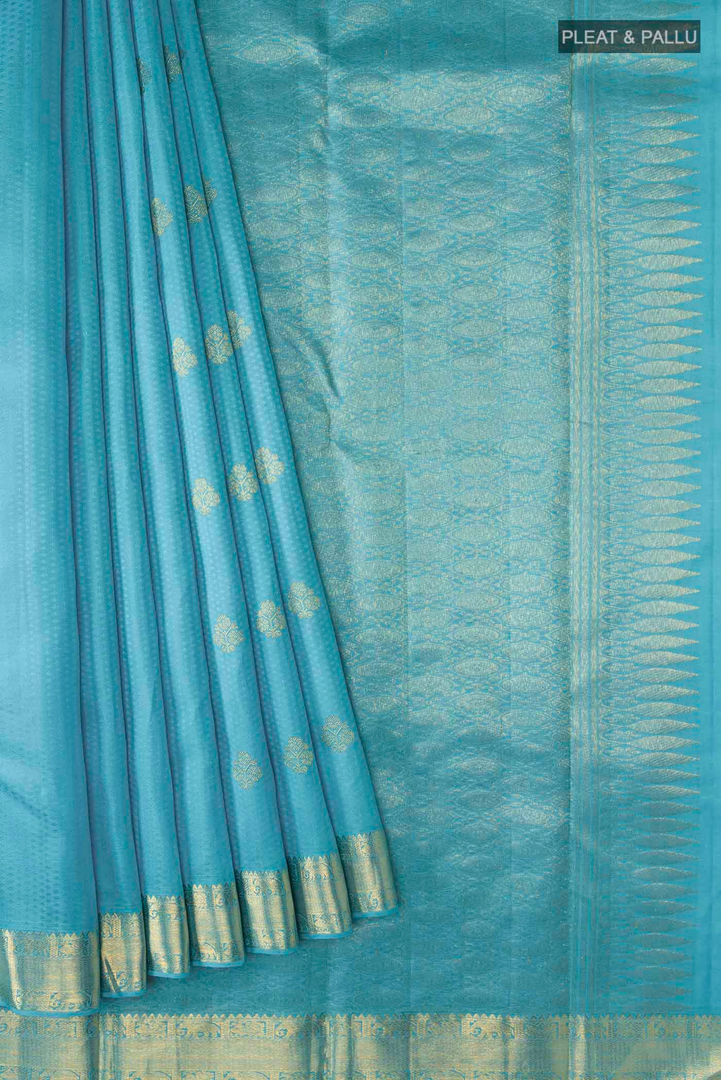pleats pallu