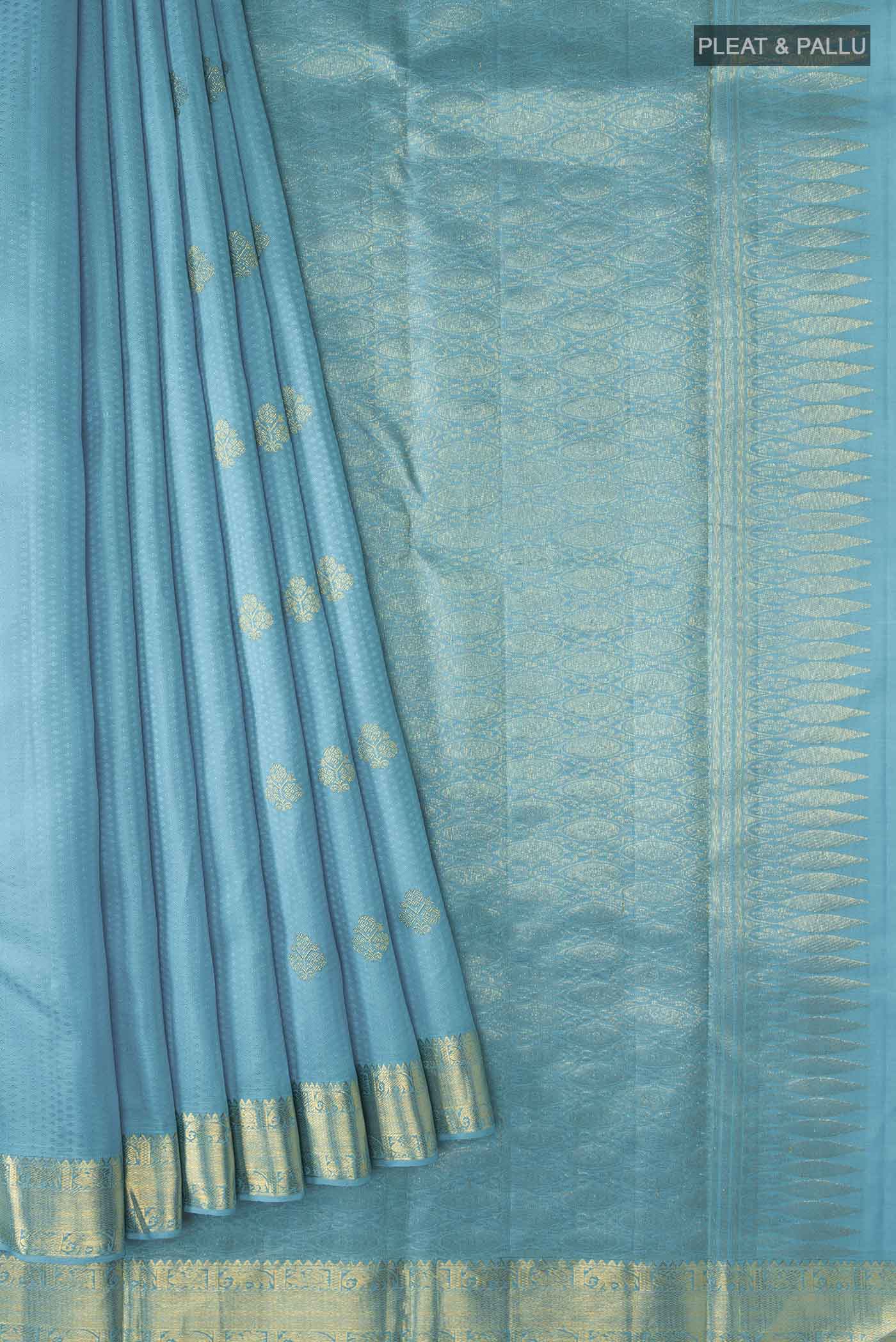 pleats pallu