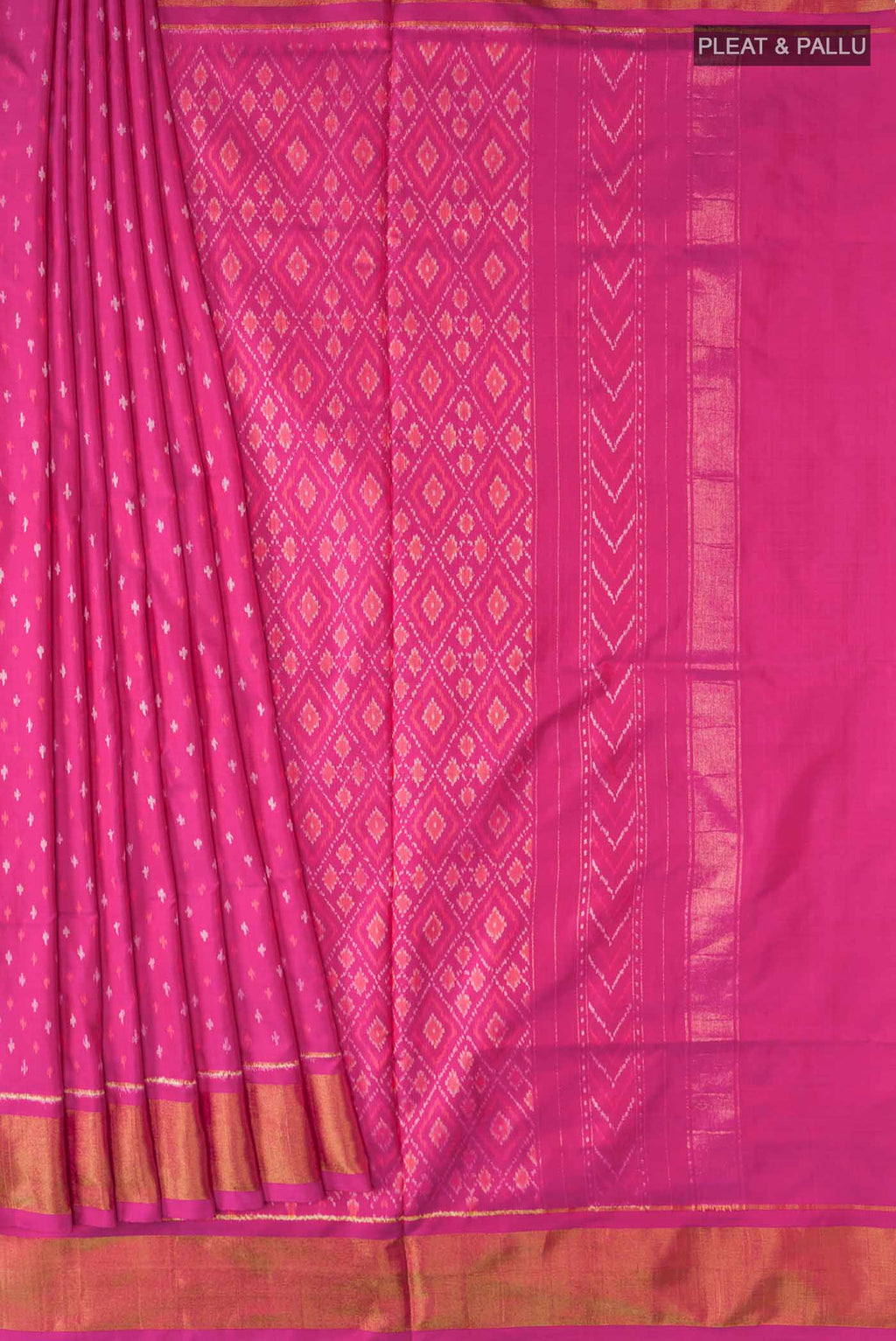 pleats pallu