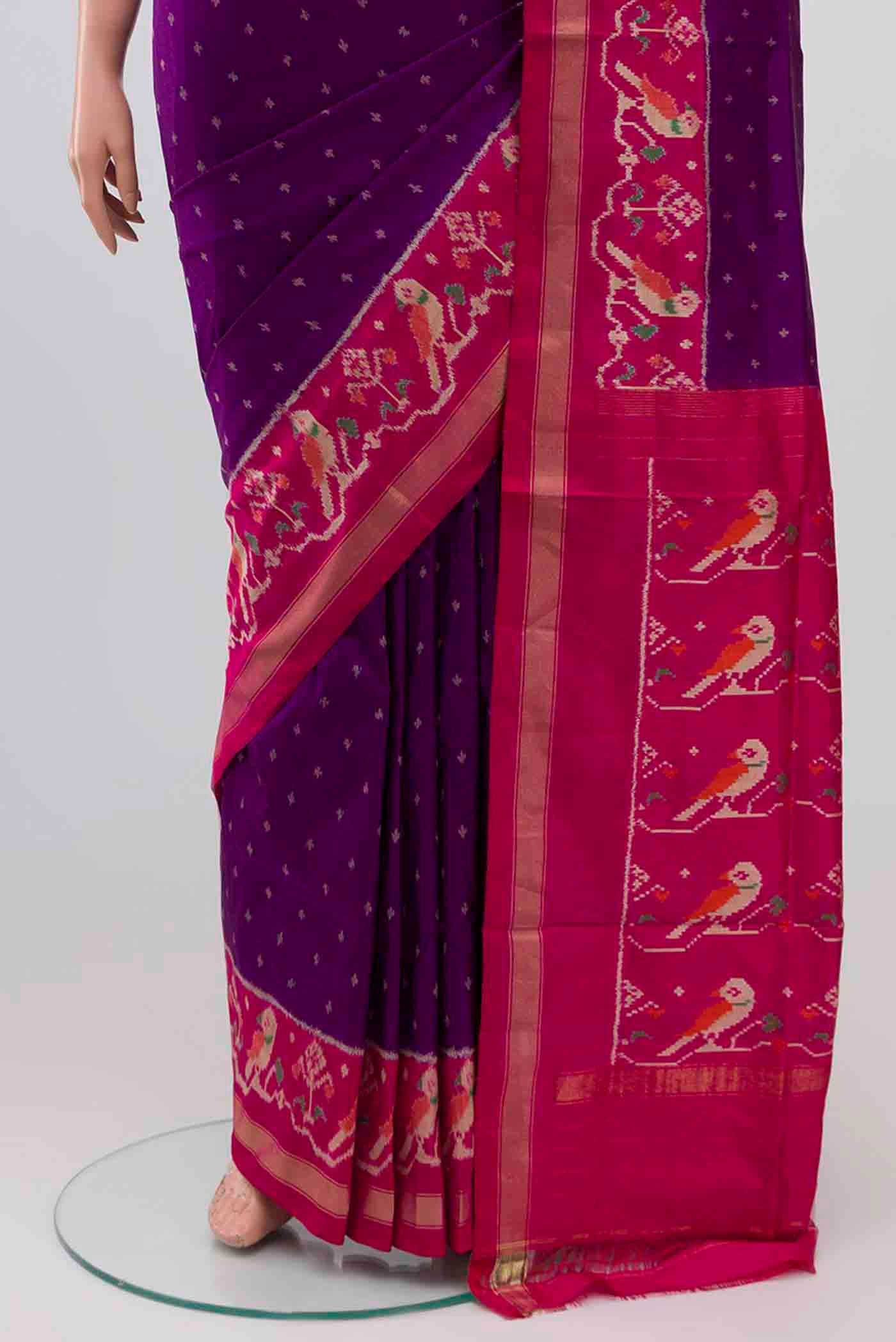 pleats pallu