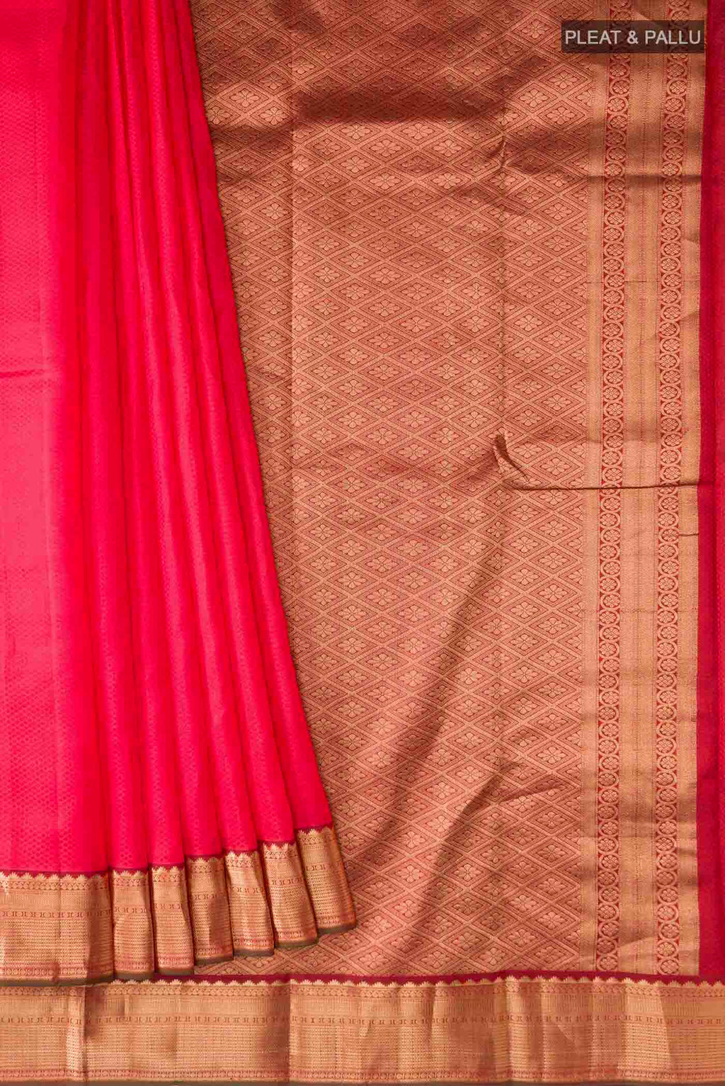 pleats pallu