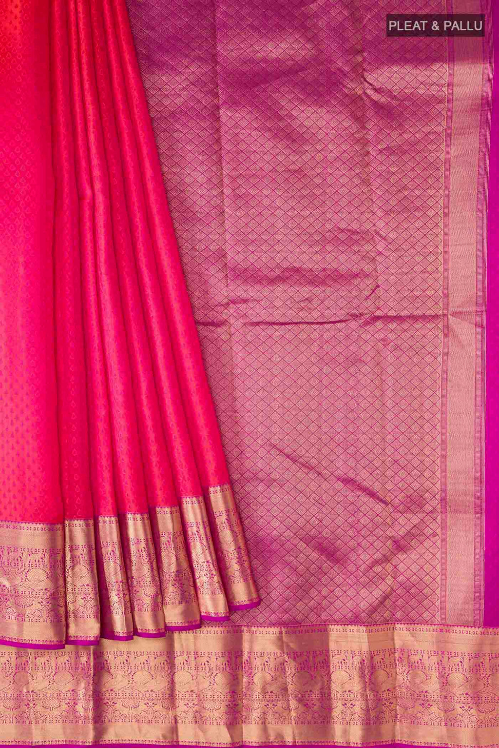pleats pallu