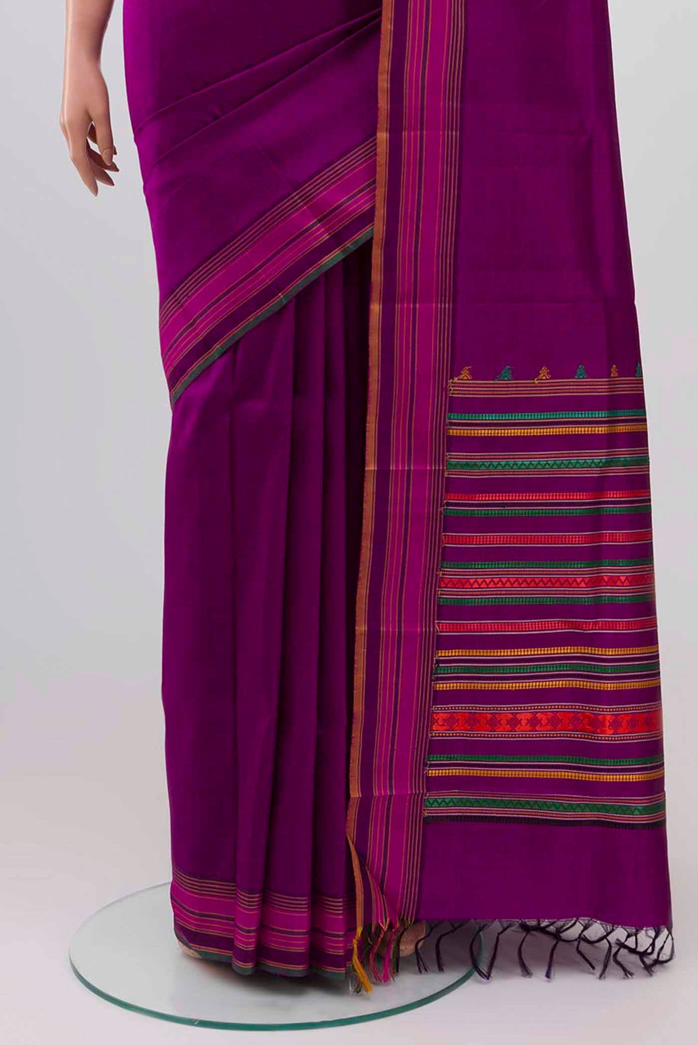 pleats pallu