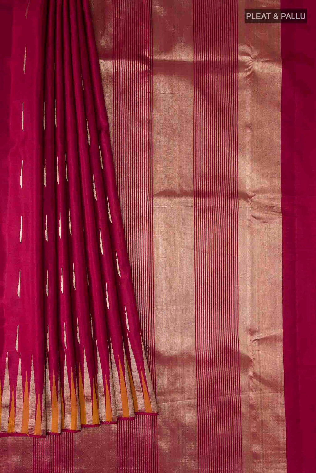 pleats pallu