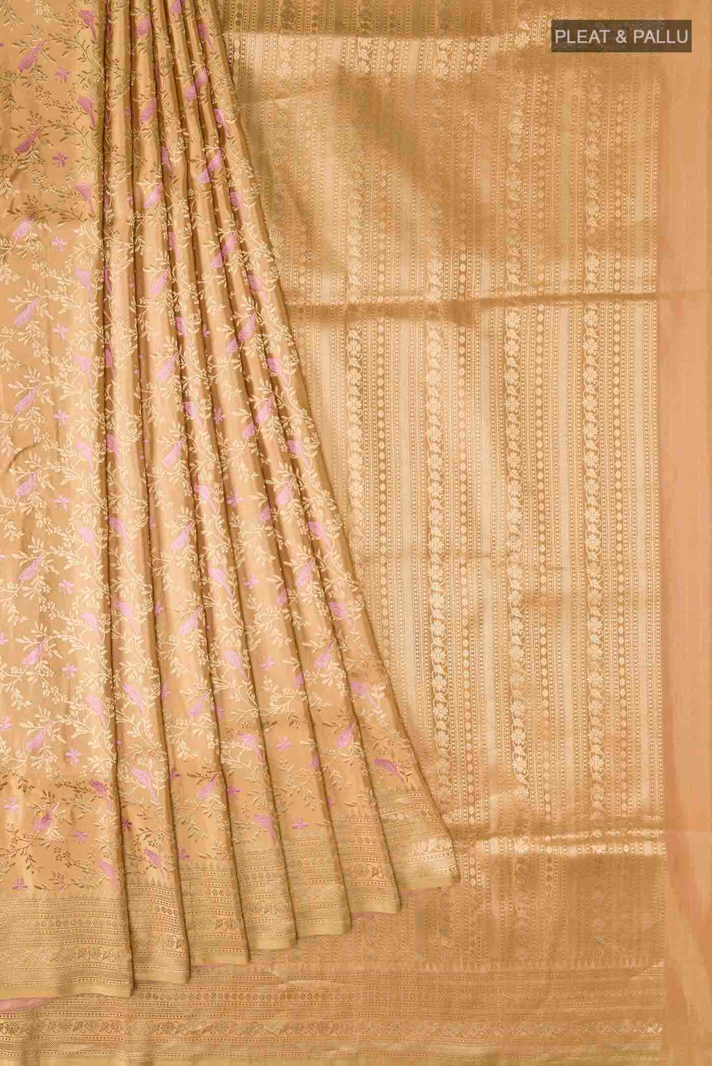 pleats pallu